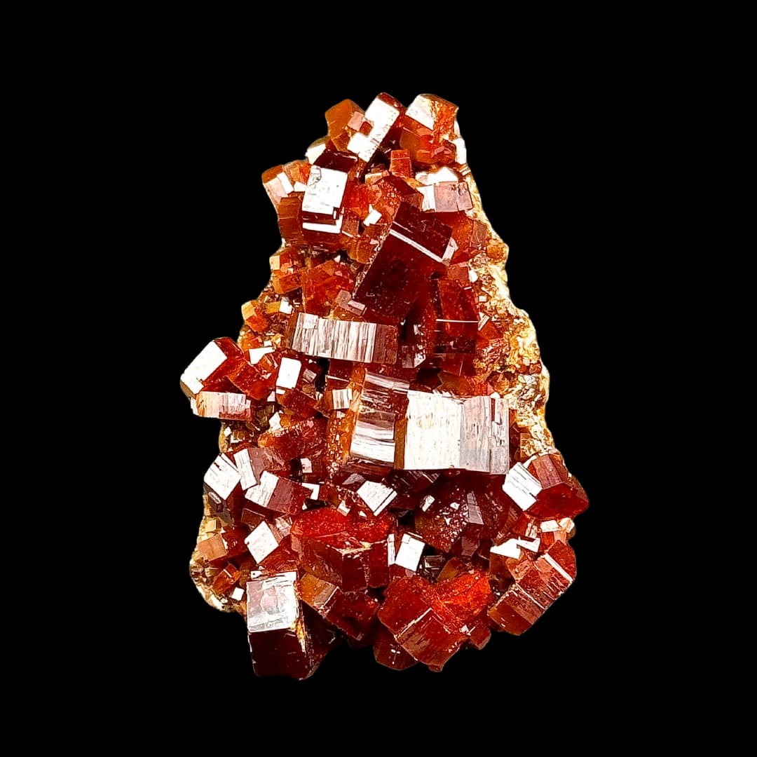 Vanadinite Rouge Hexagonale - Mibladen (Maroc)