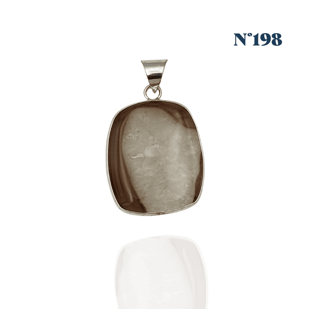 Pendentif Agate du Botswana Rouge – Stabilité et Vitalité