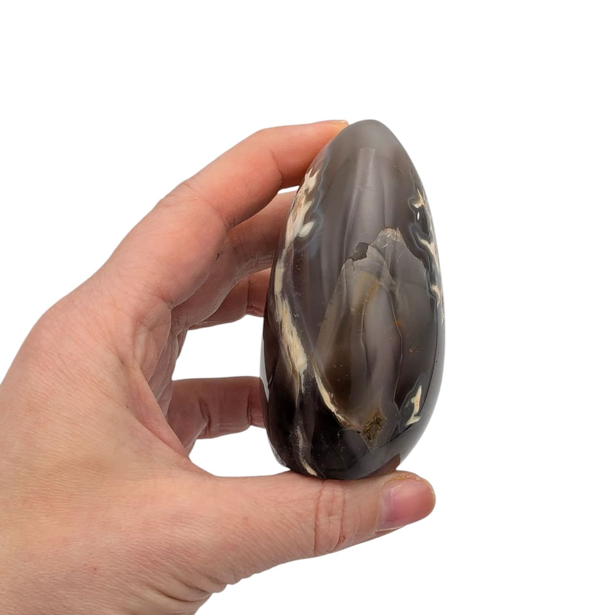 Bloc Agate grise n°2 - 286 gr