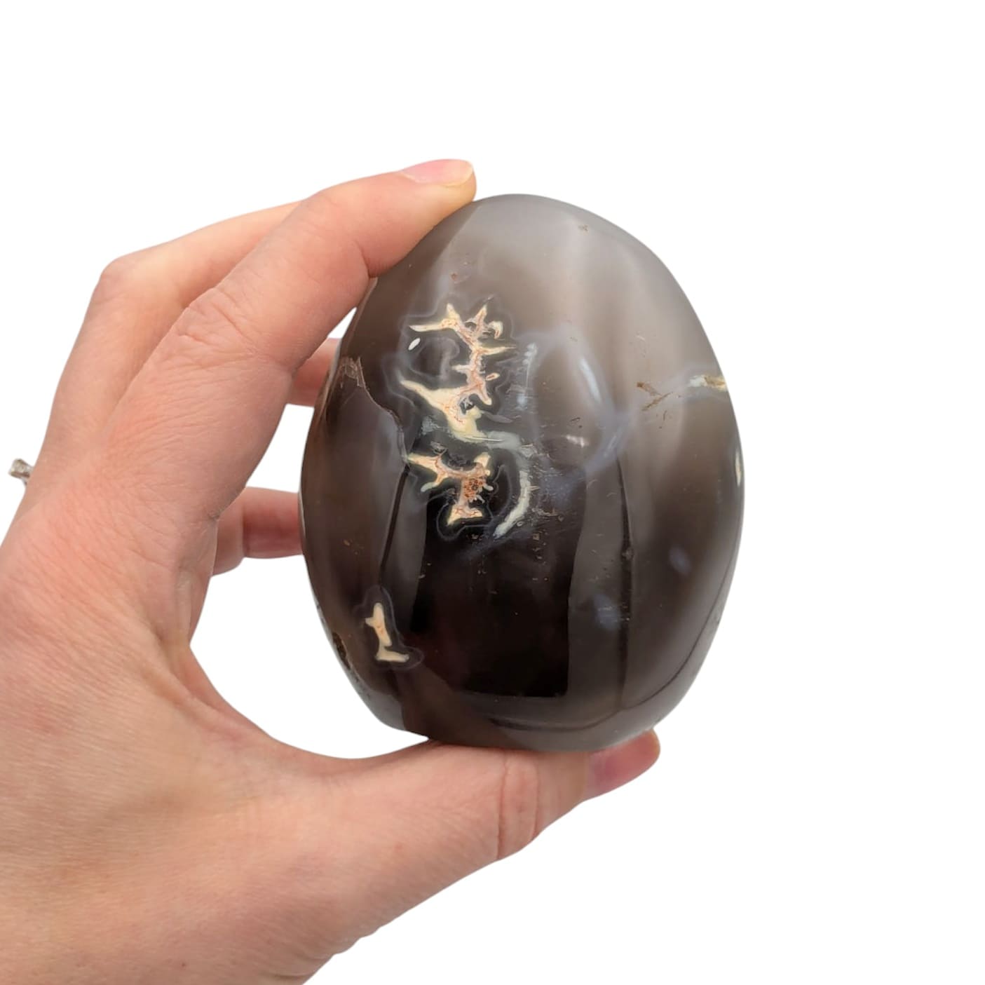 Bloc Agate grise n°2 - 286 gr