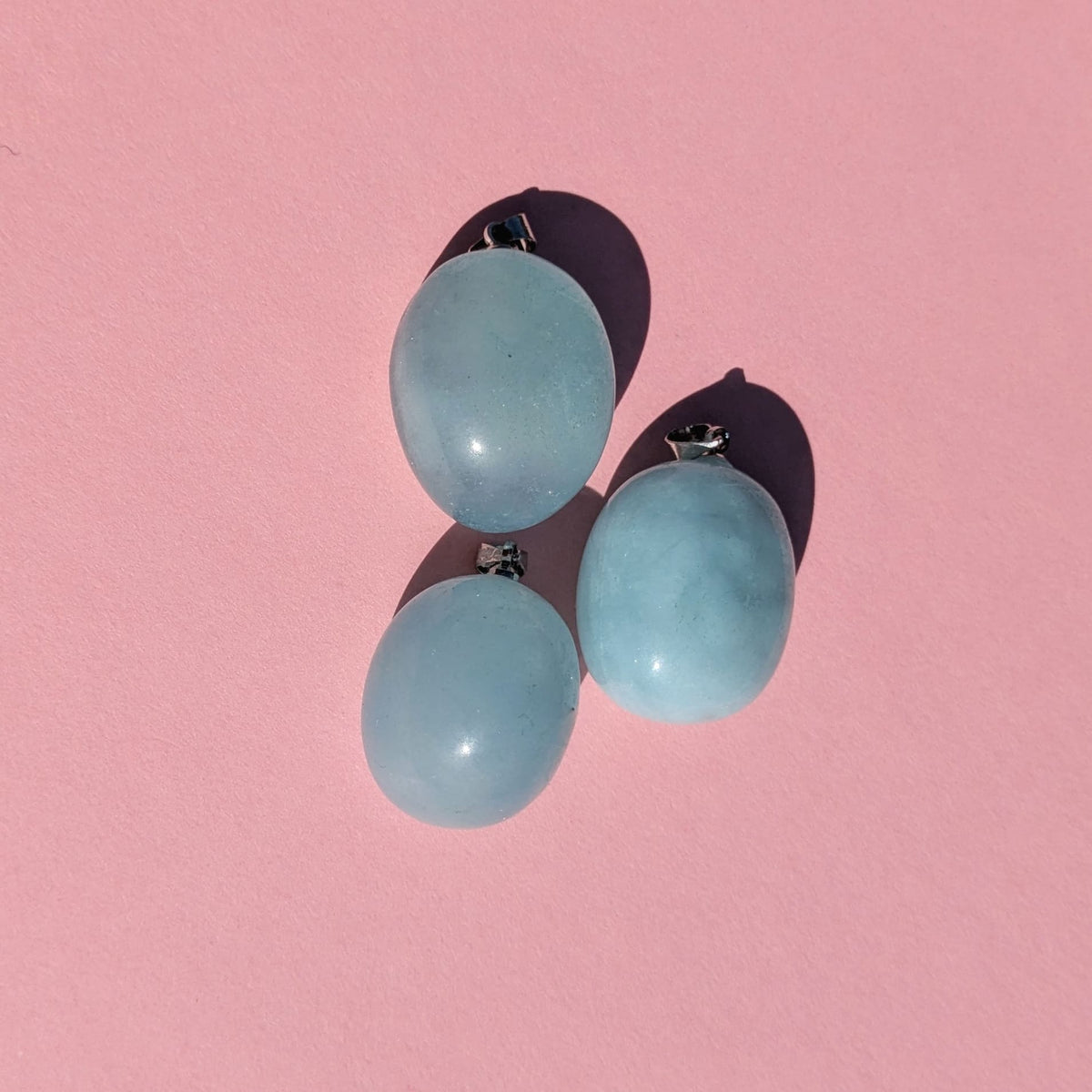Collier en Aigue-Marine Roulée – Sérénité et Communication