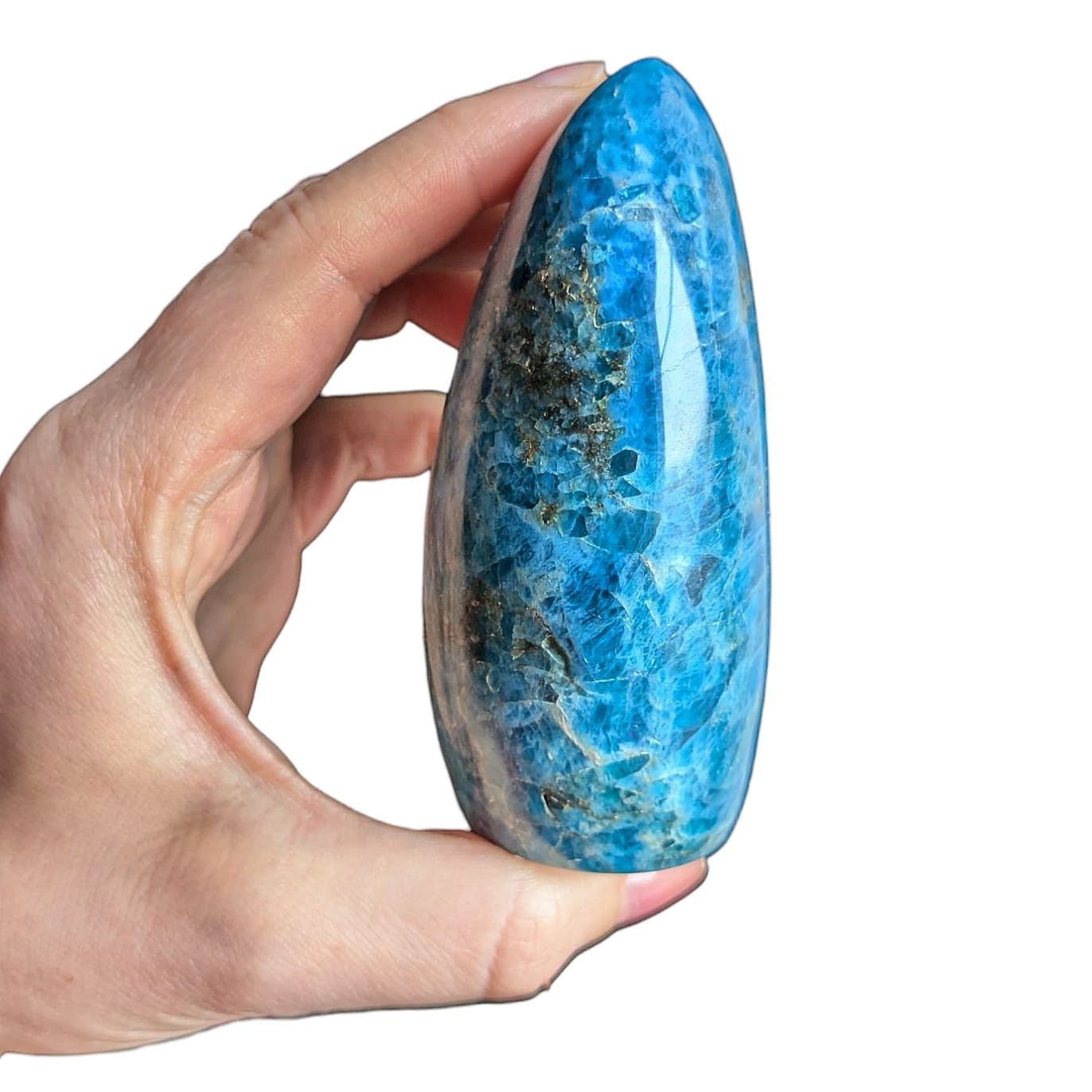 forme libre apatite bleue