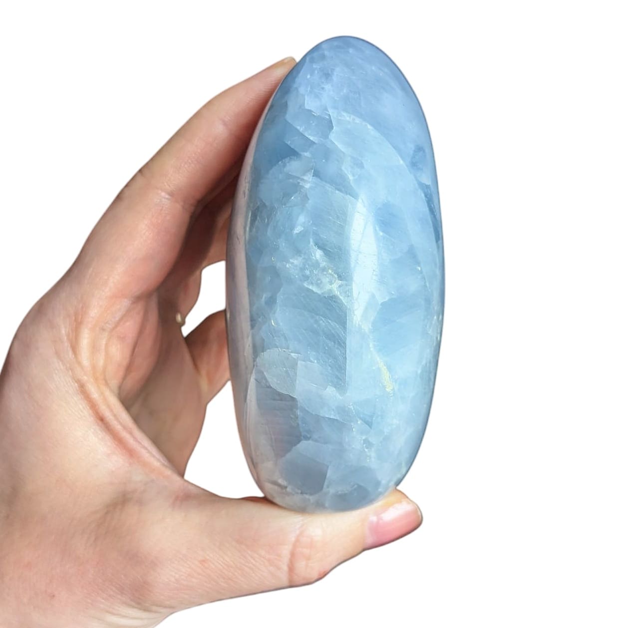 grosse pierre calcite bleue