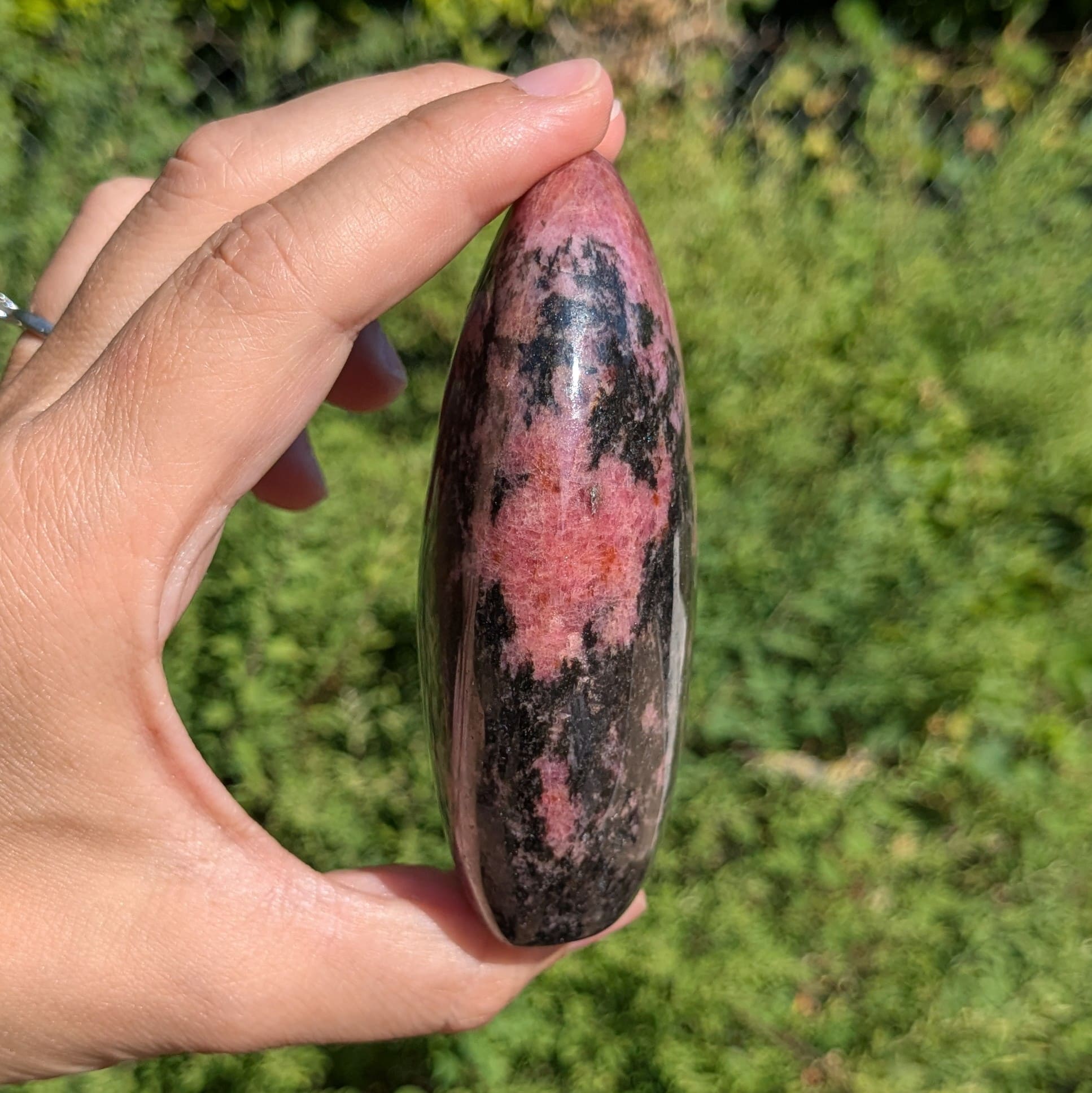 Forme libre rhodonite