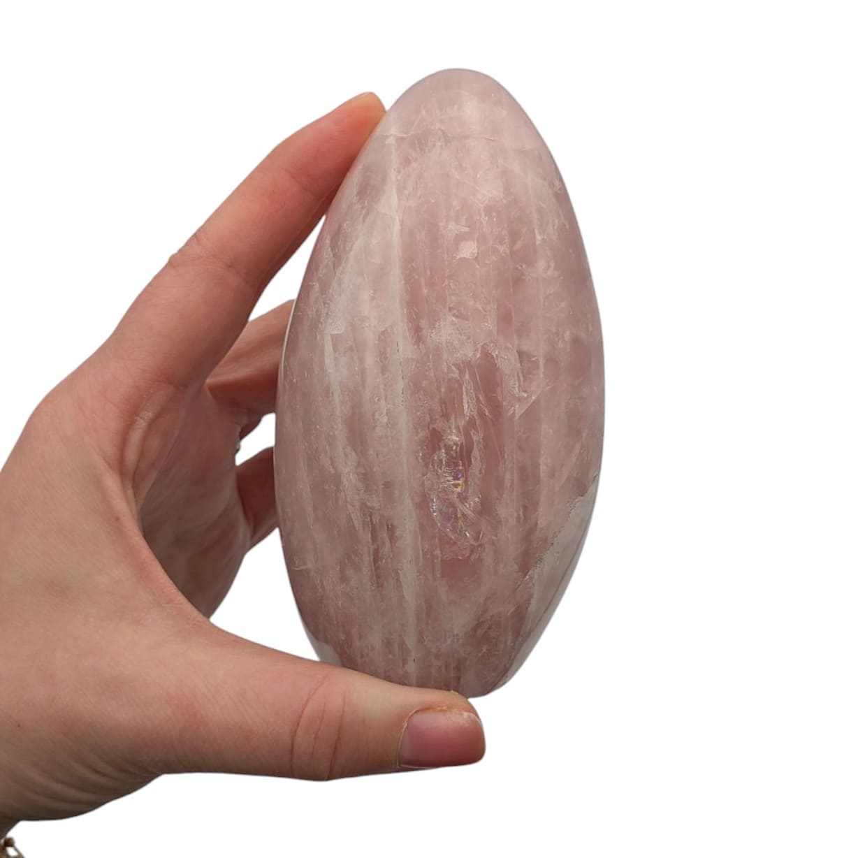 bloc en pierre quartz rose