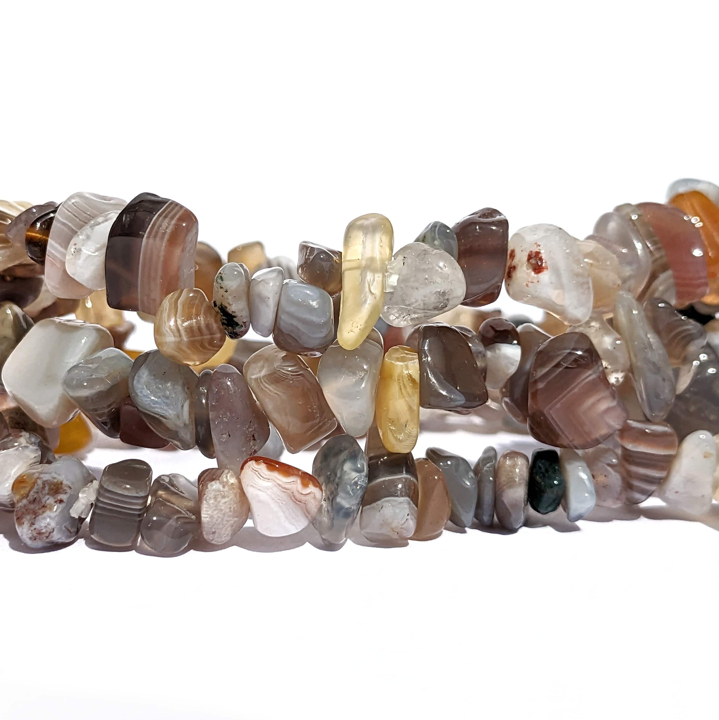 bracelet pierre agate du botswana