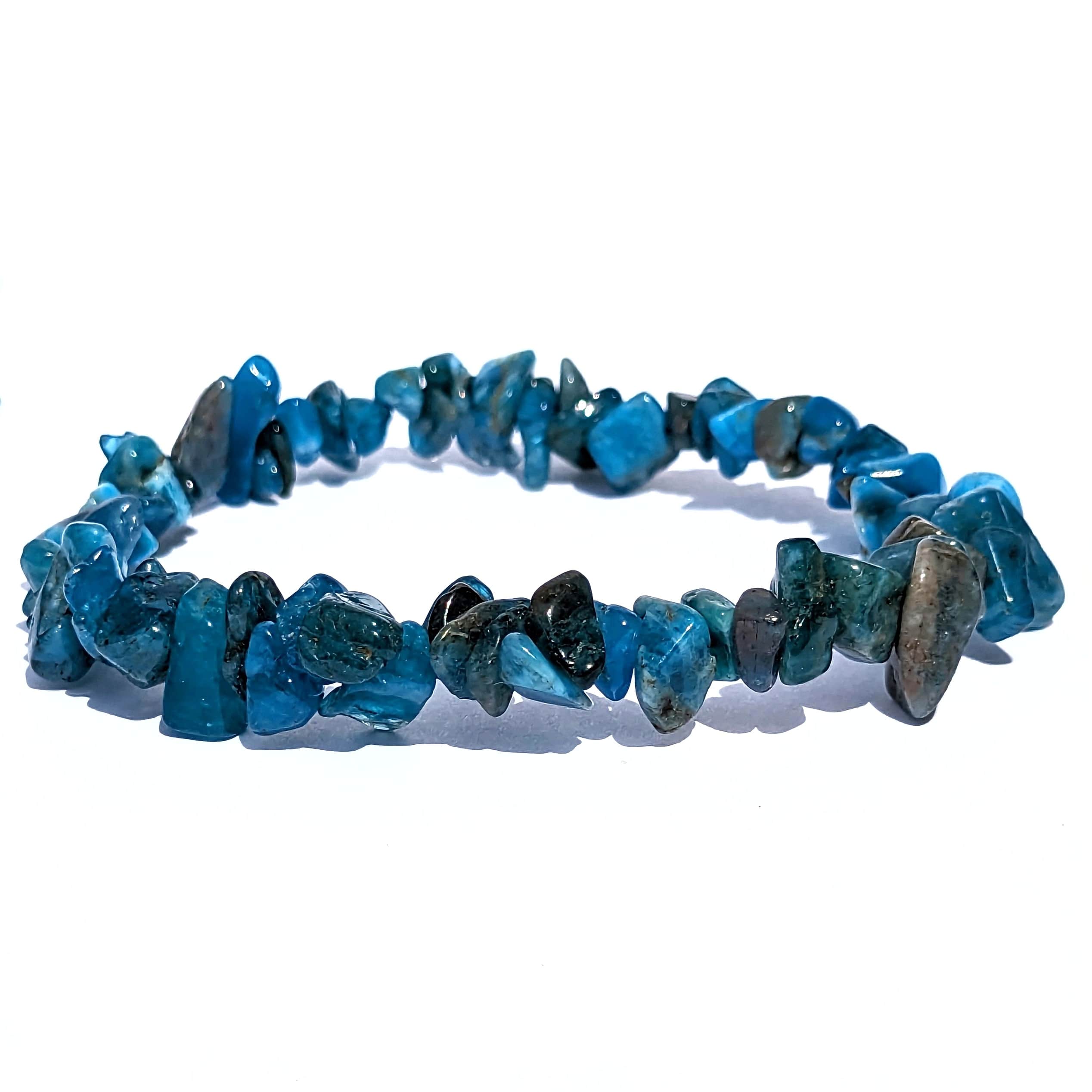 bracelet apatite bleue