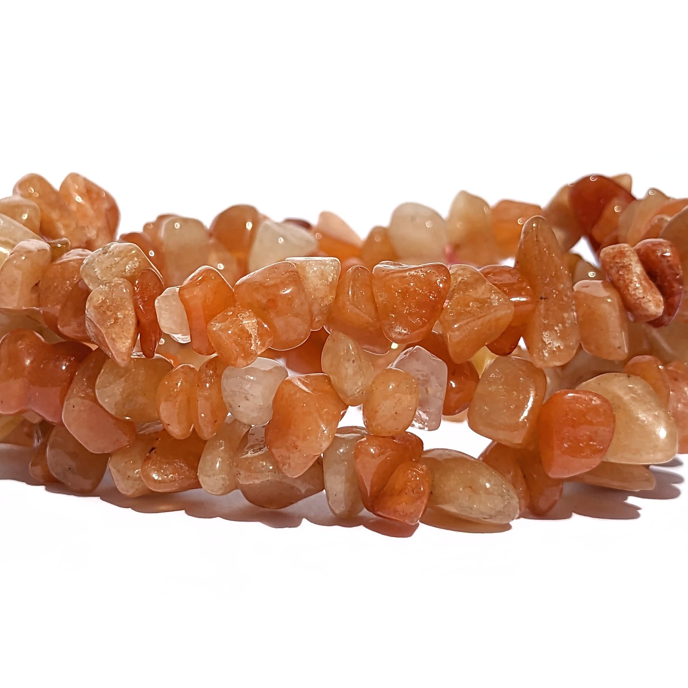 bracelet pierre aventurine orange