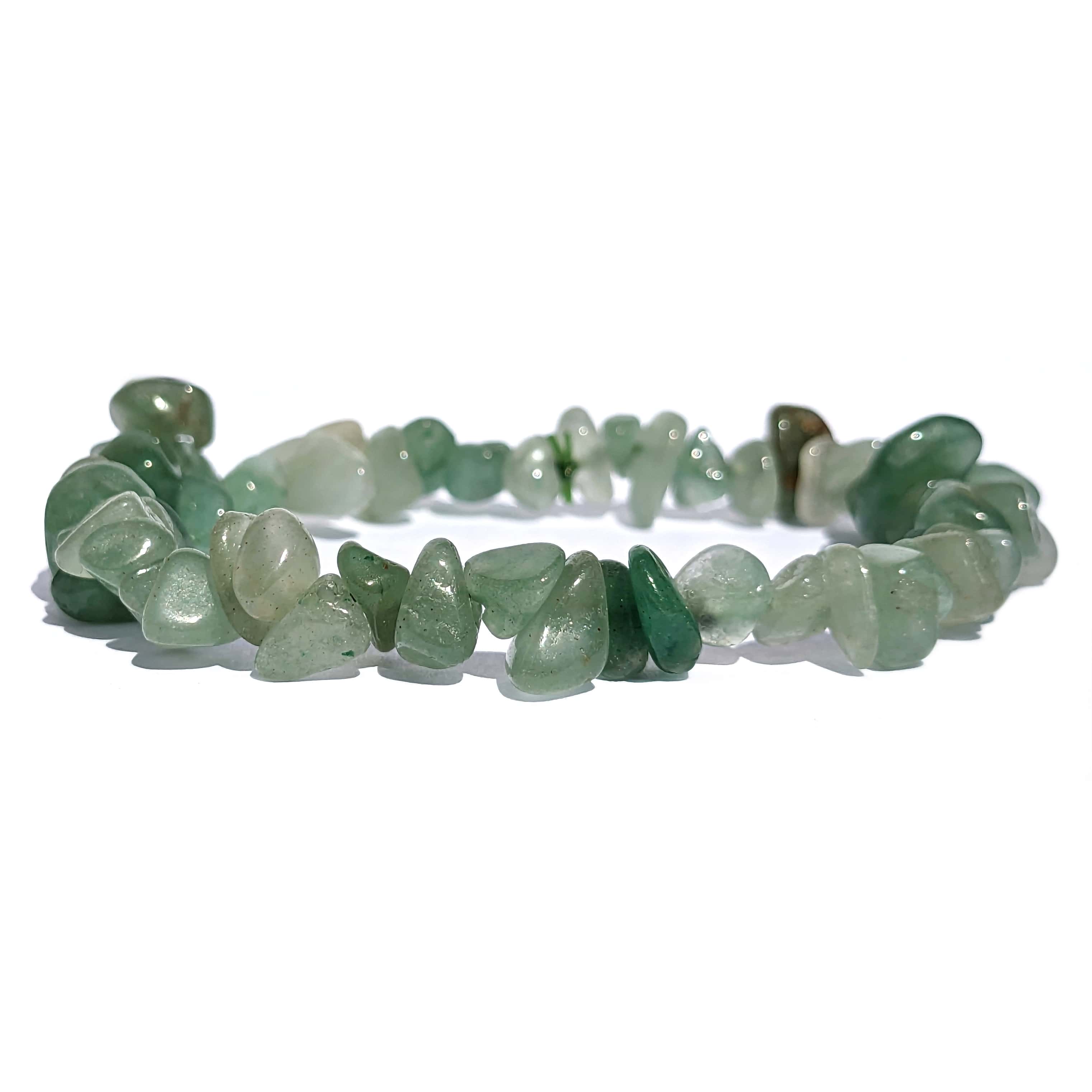 pierre aventurine verte en bracelet