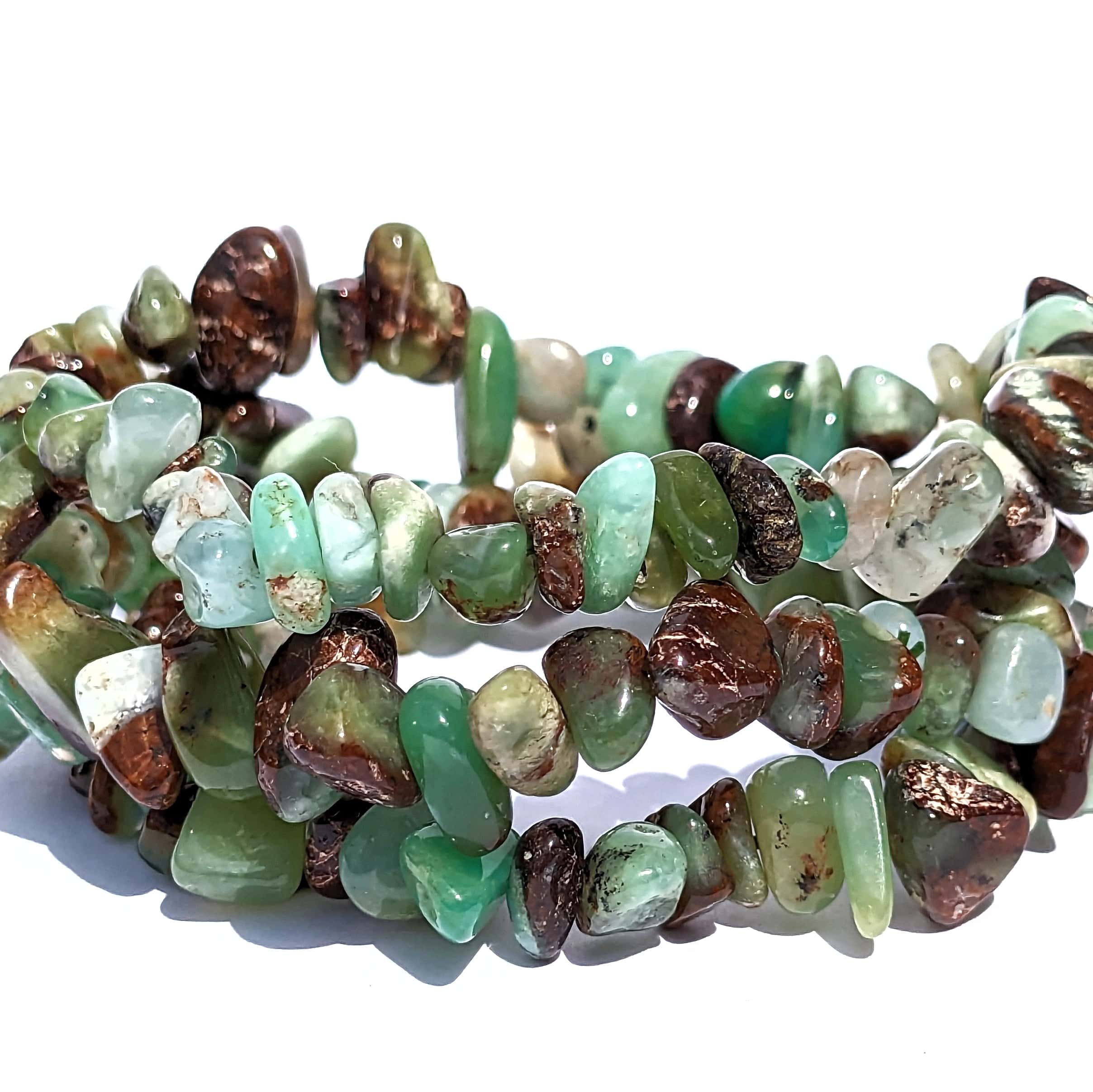 bracelet pierre chrysoprase