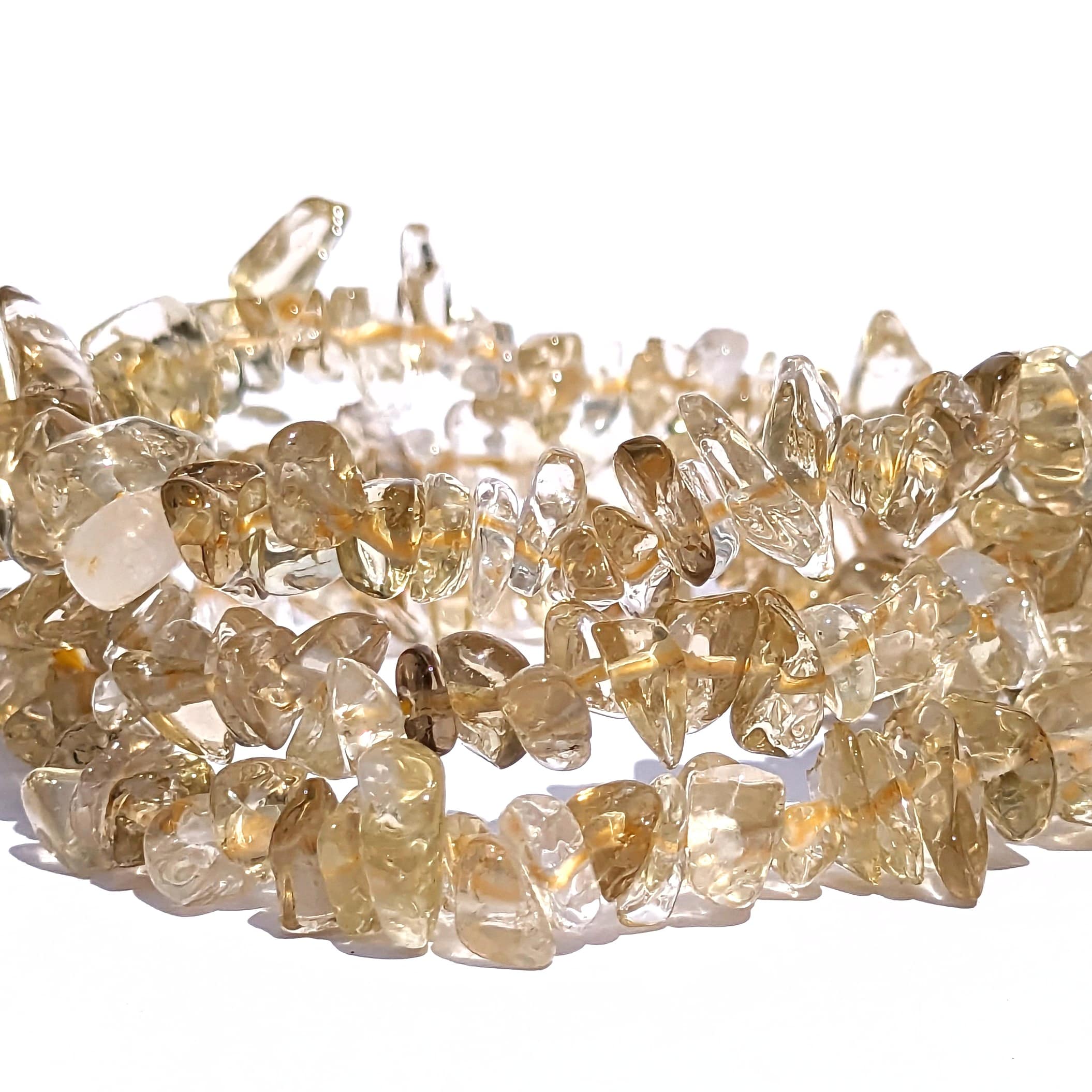 brecelet pierre citrine naturelle