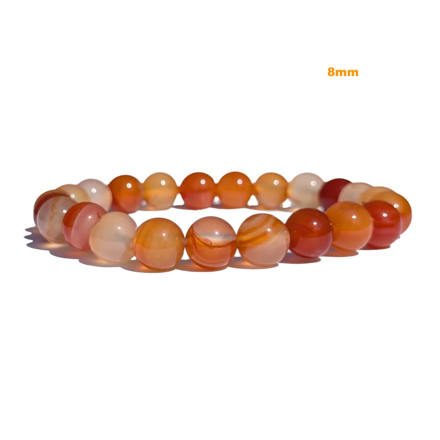 Bracelet Perles Cornaline – Vitalité et Créativité