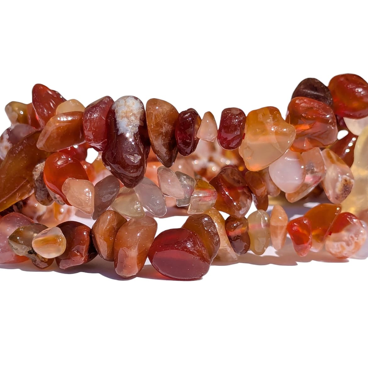 Bracelet Baroque Cornaline Brésil – Énergie et Créativité - Elithos