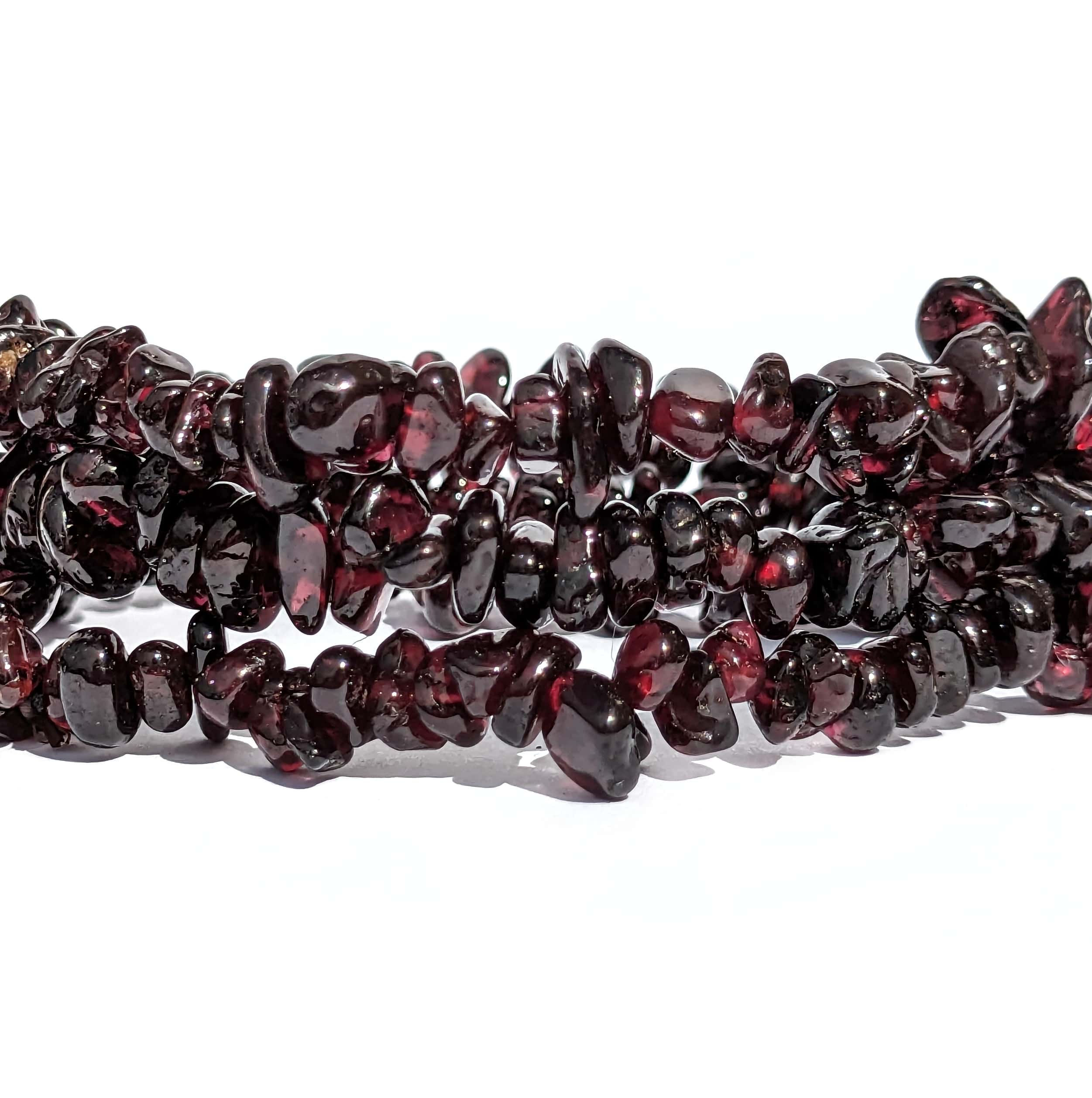 bracelet pierre grenat rouge