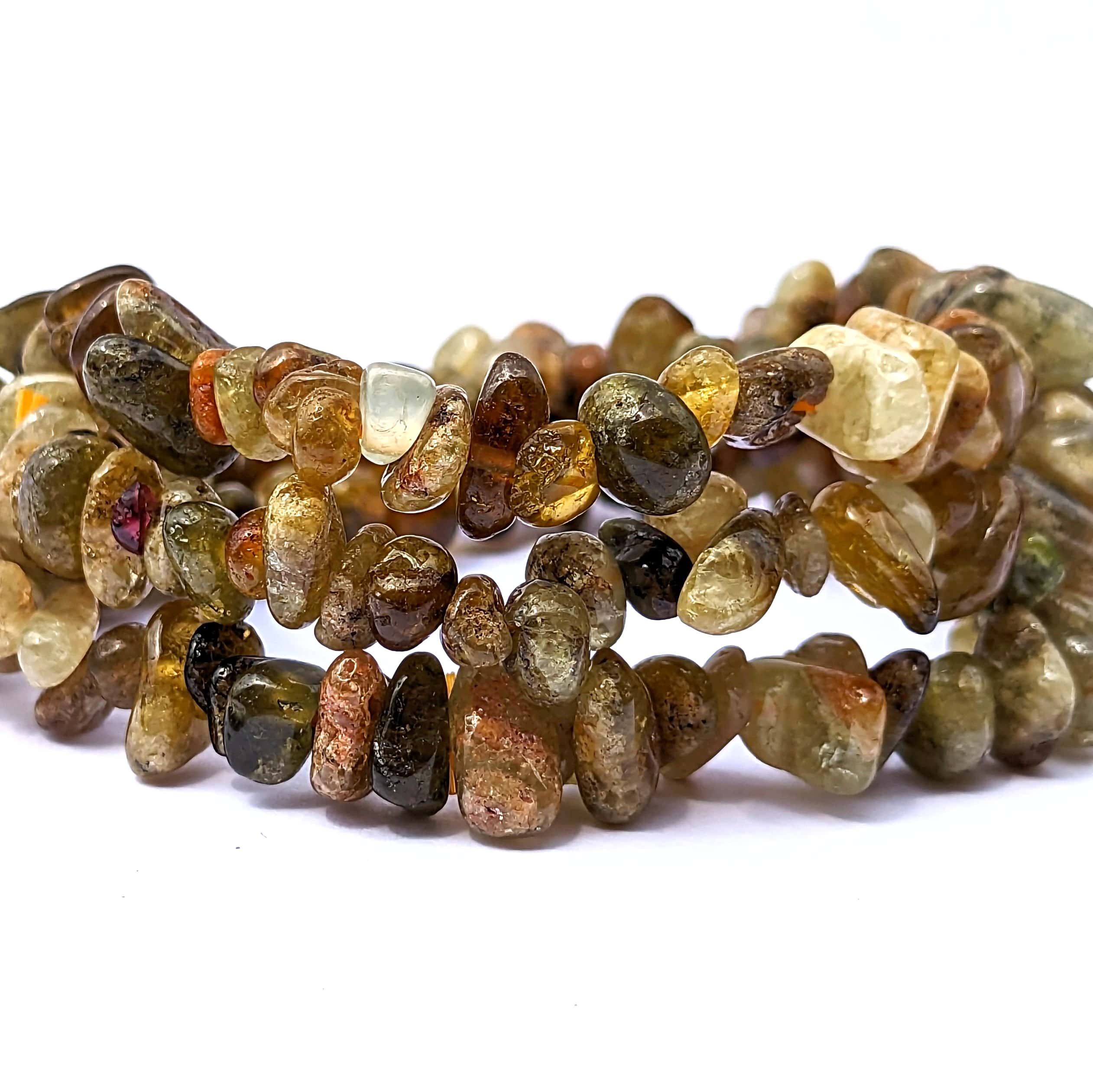 bracelet pierre grenat grossulaire