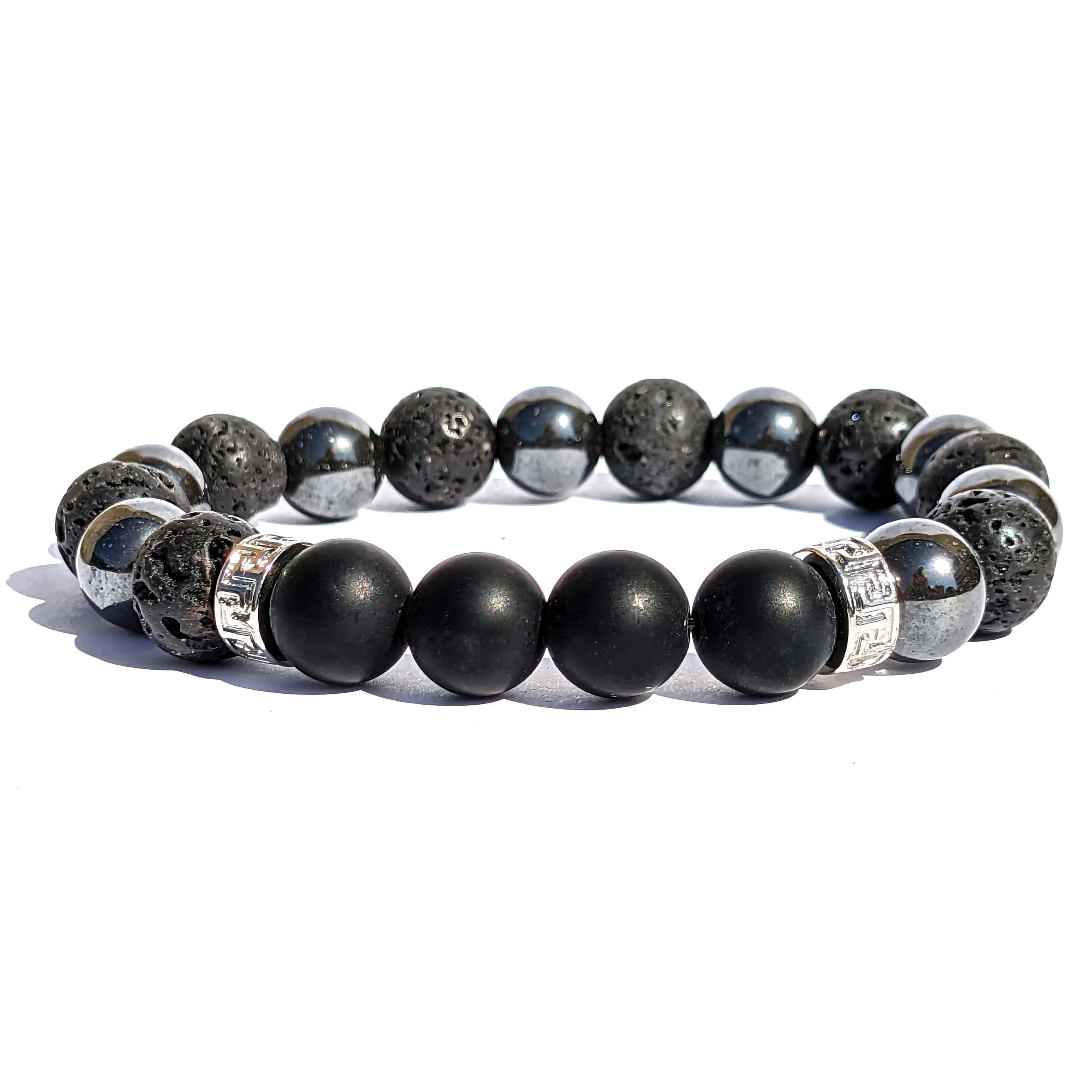 bracelet homme hematite