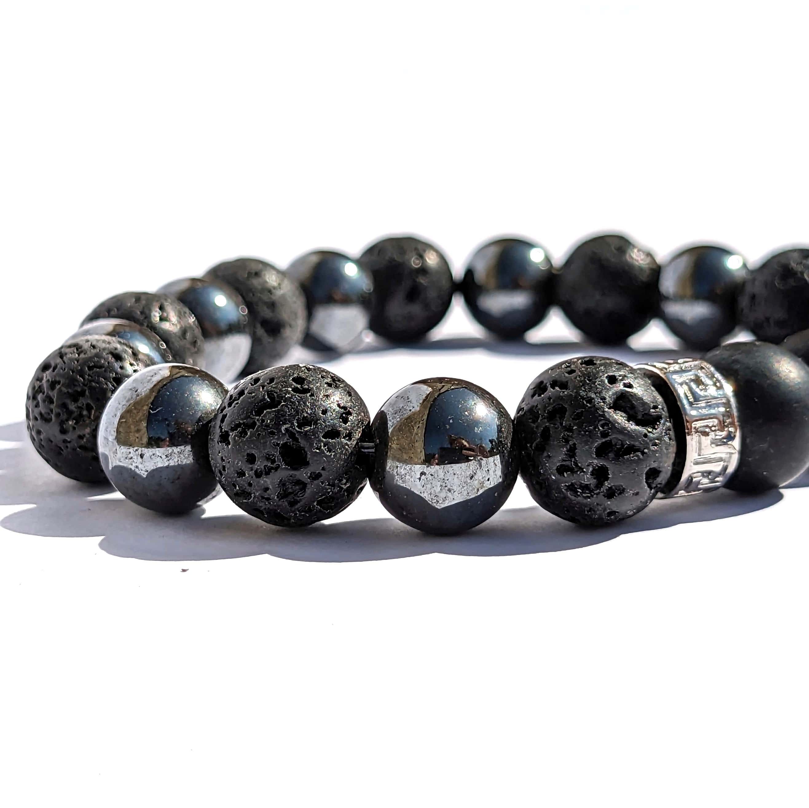 bracelet hematite homme