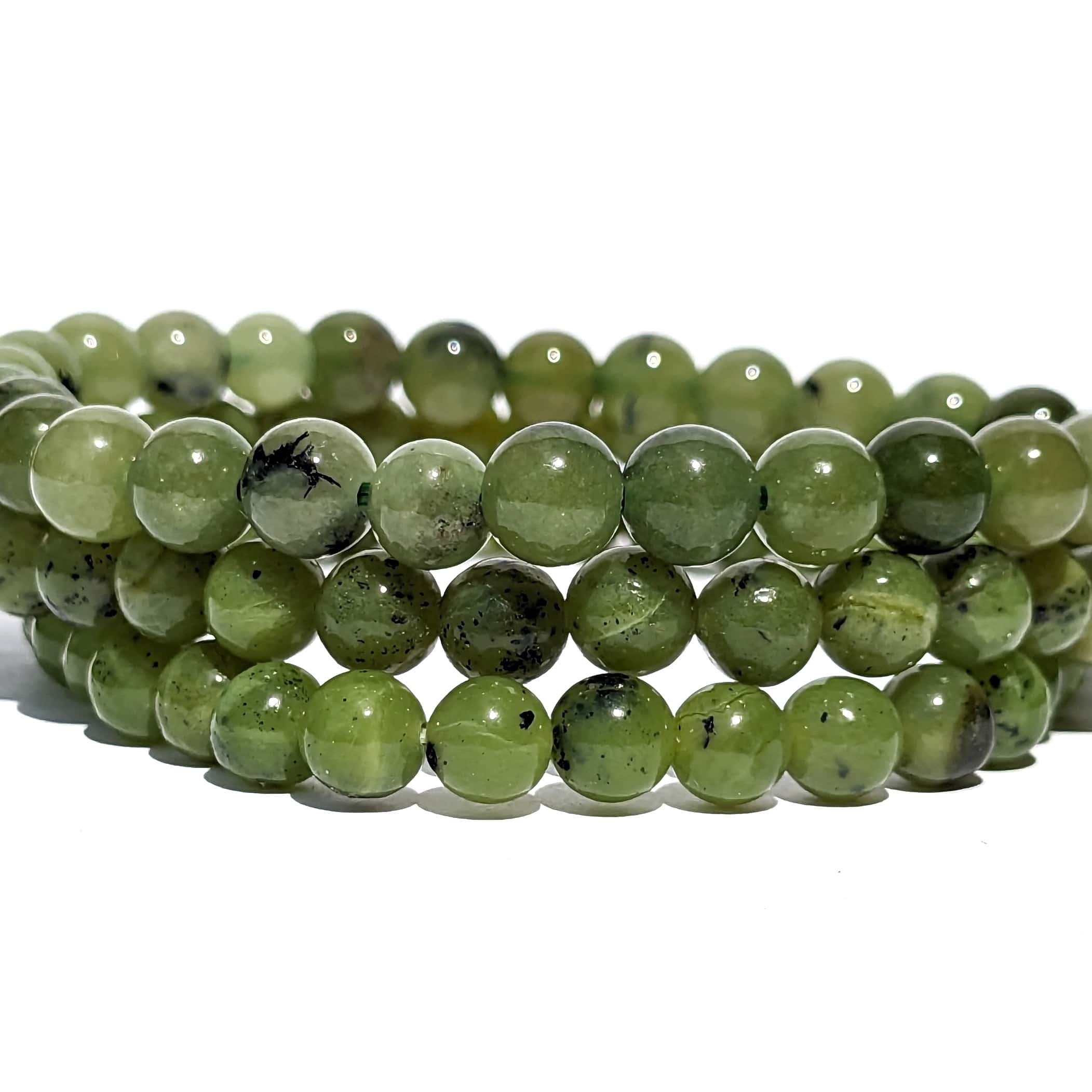 jade nephrite en bracelet
