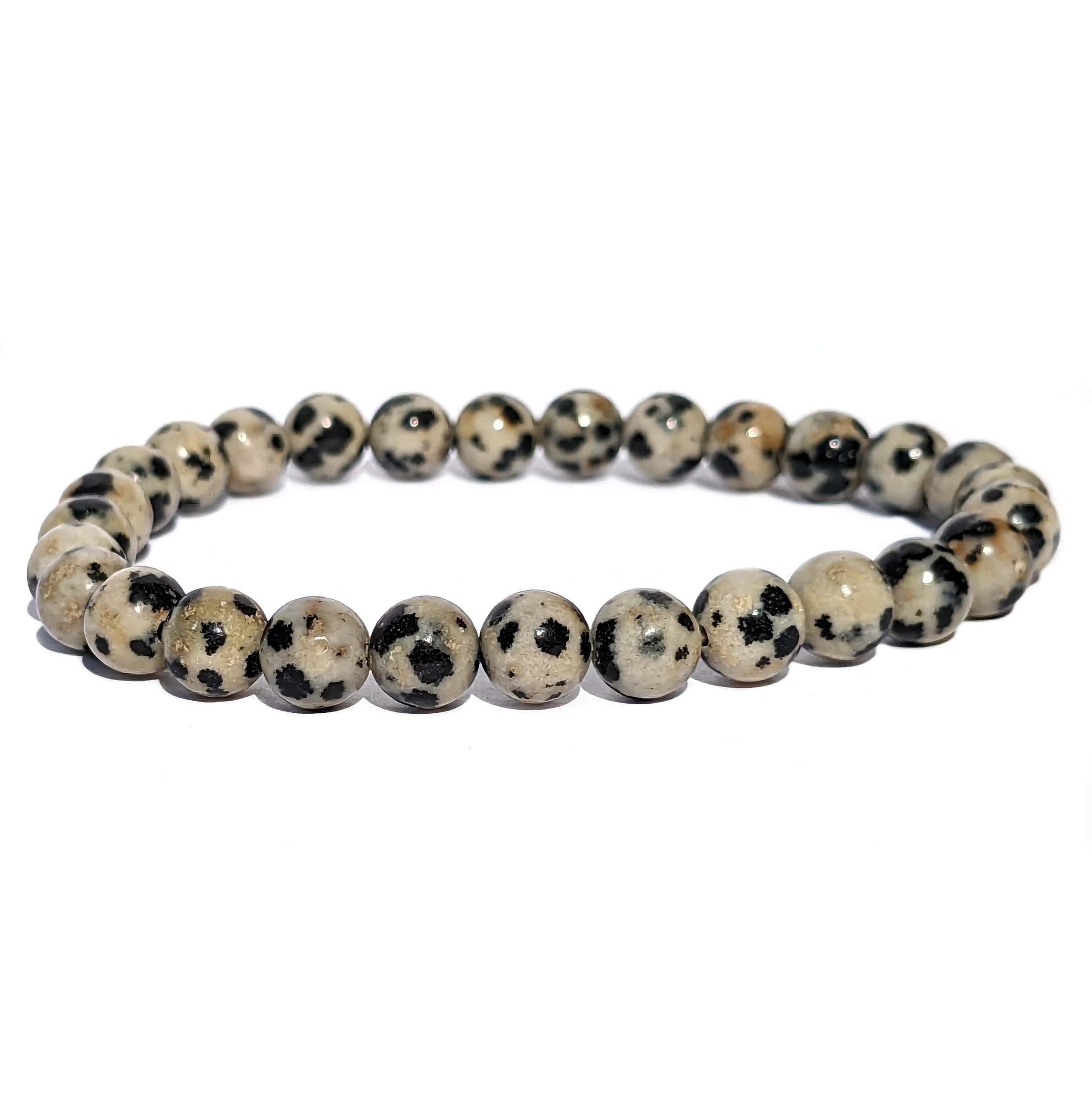 bracelet jaspe dalmatien