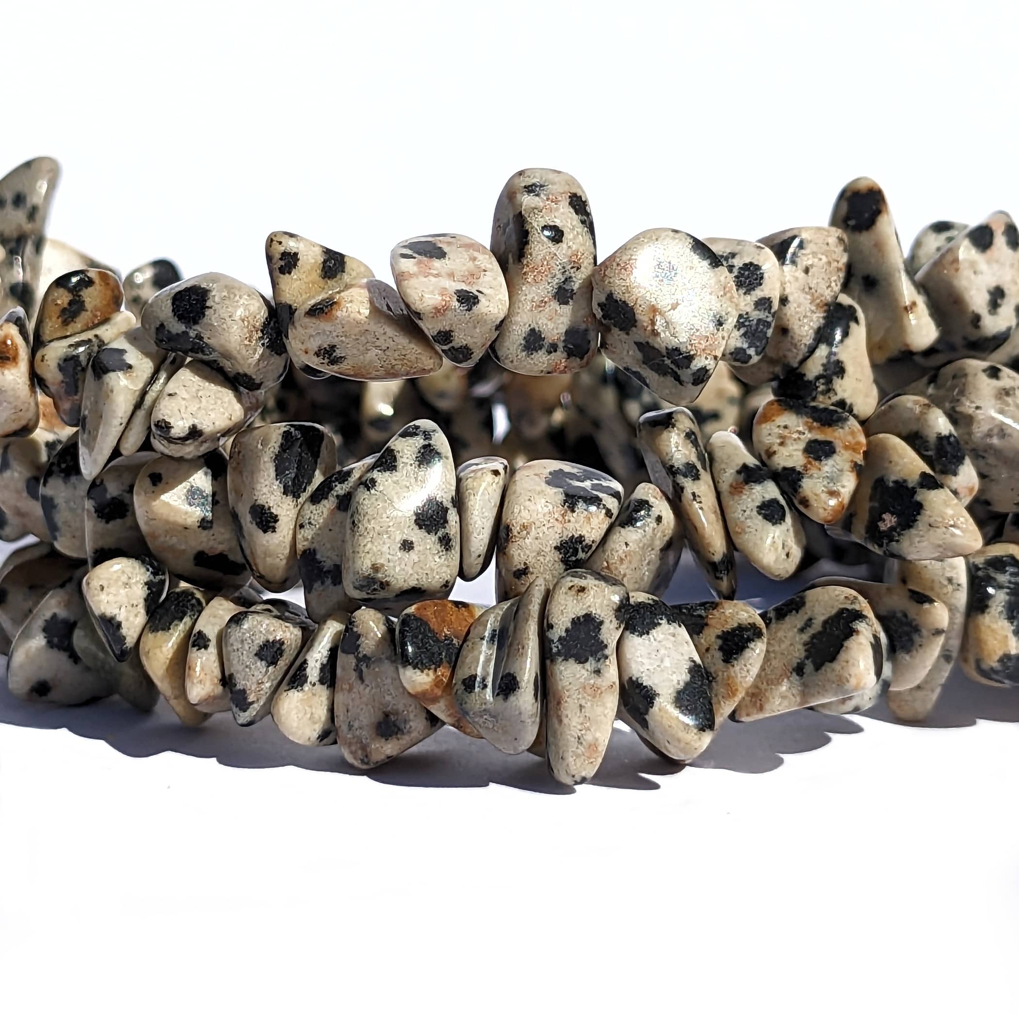 pierre jaspe dalmatien bracelet baroque