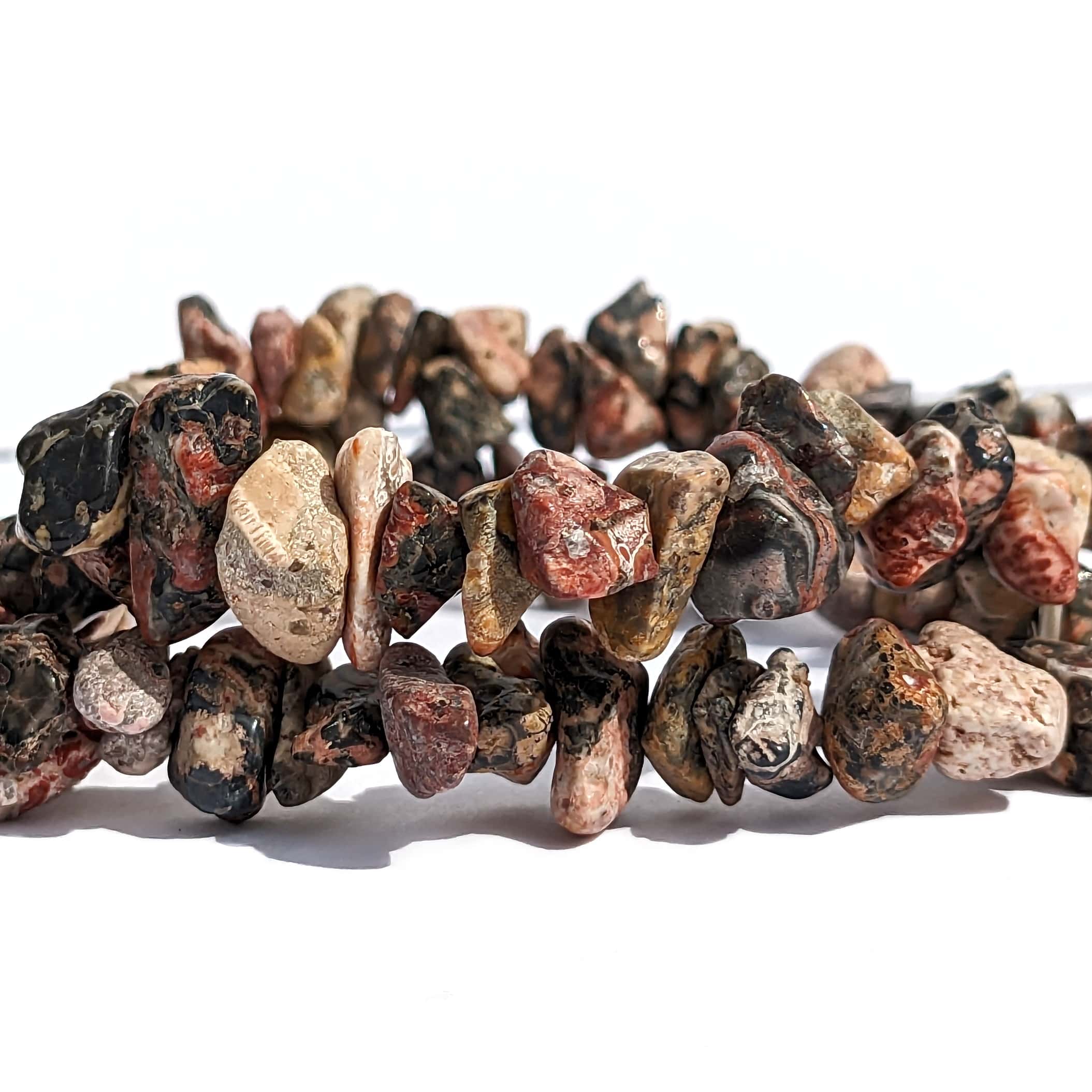 bracelet pierre jaspe leopard
