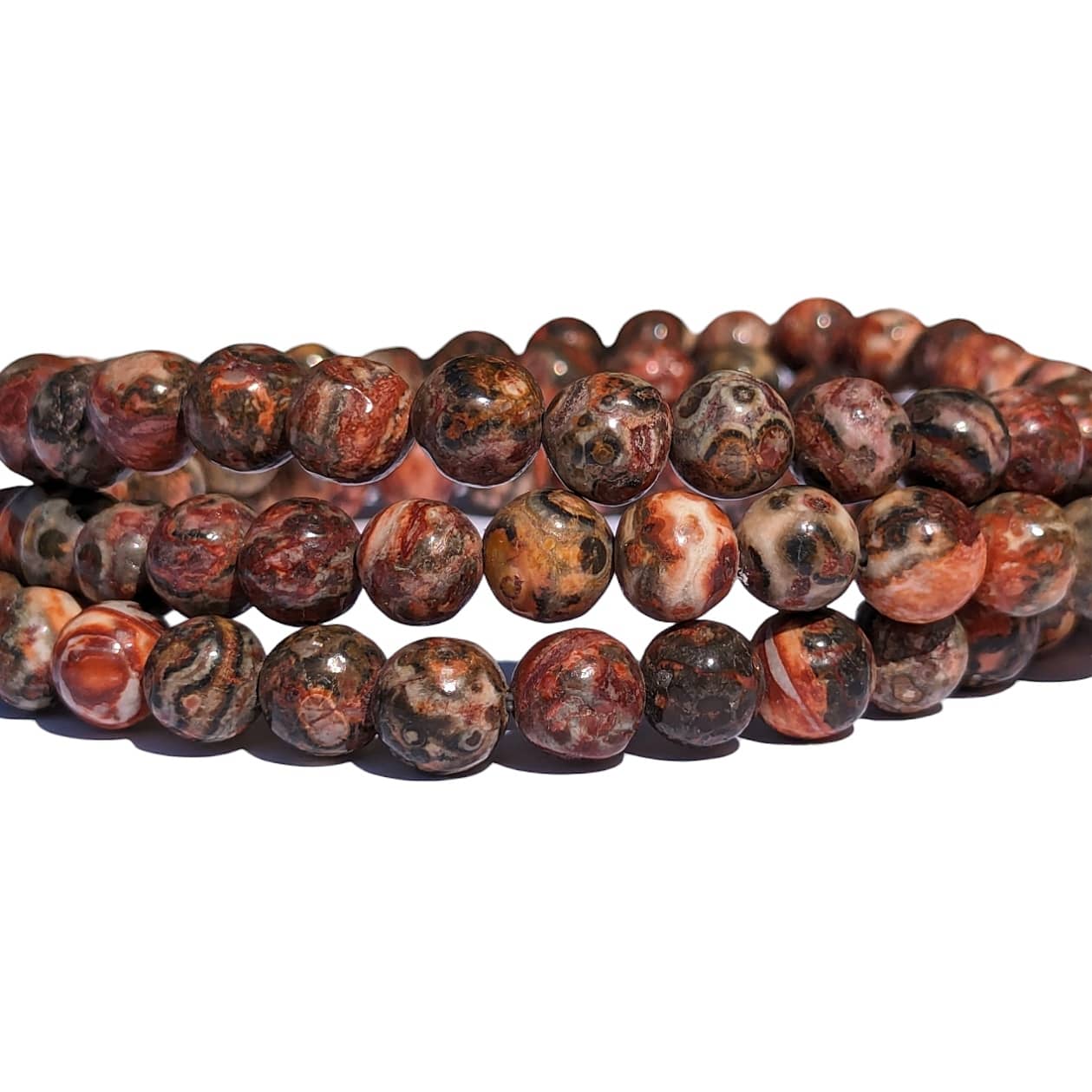 Bracelet Perles Jaspe Léopard – Force et Adaptabilité - Elithos