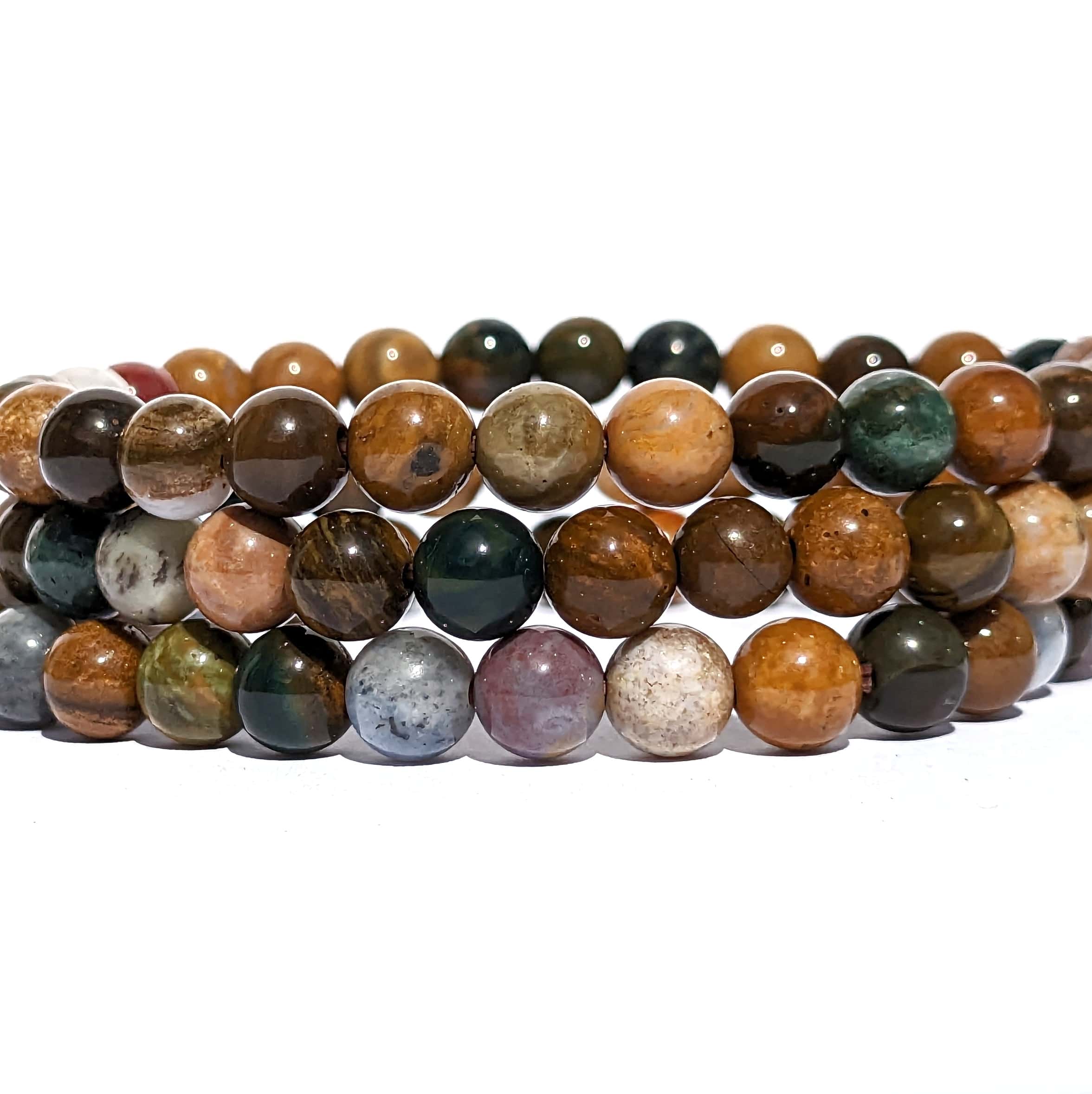 bracelet perre jaspe ocean