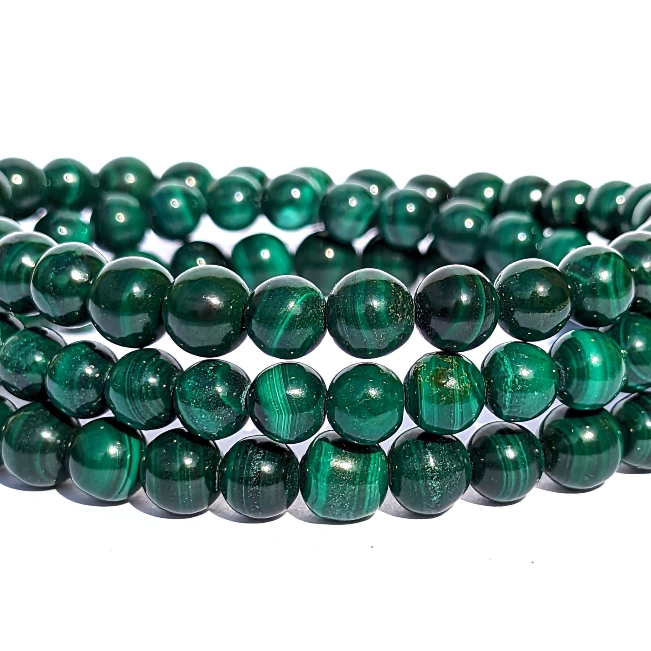 bracelet malachite foncé