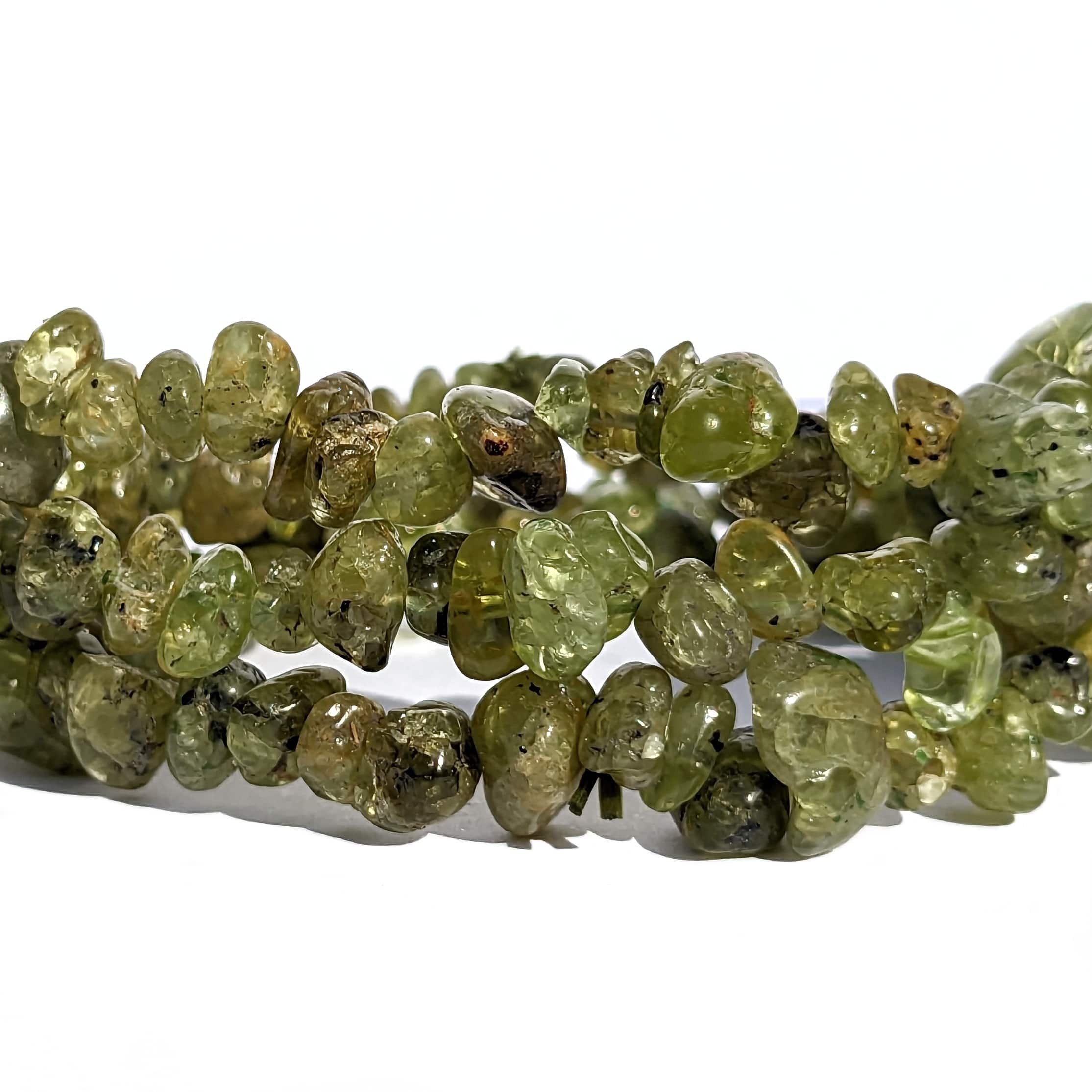 bracelet baroque pierre péridot