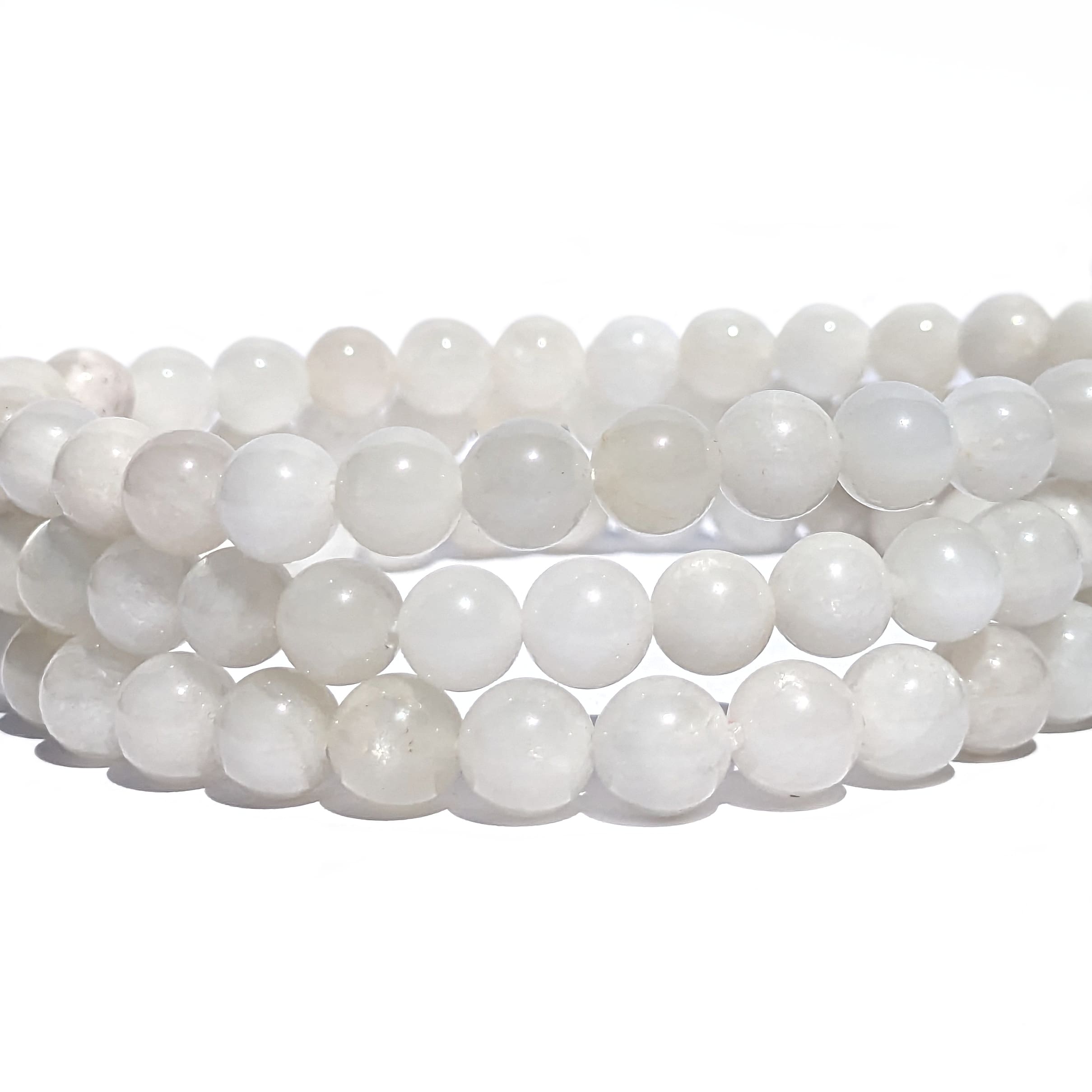 pierre de lune blanche bracelet
