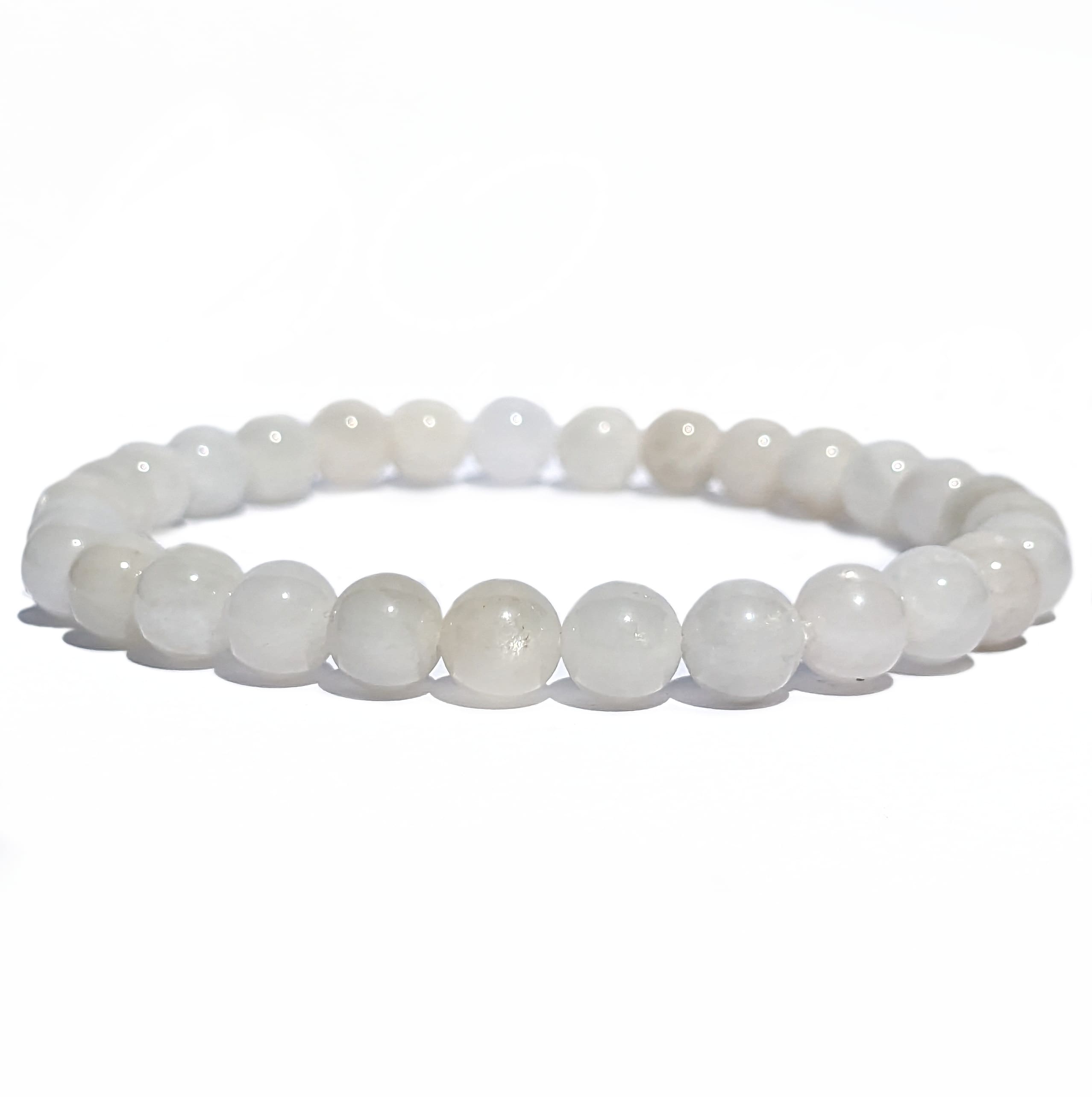 bracelet pierre de lune blanche