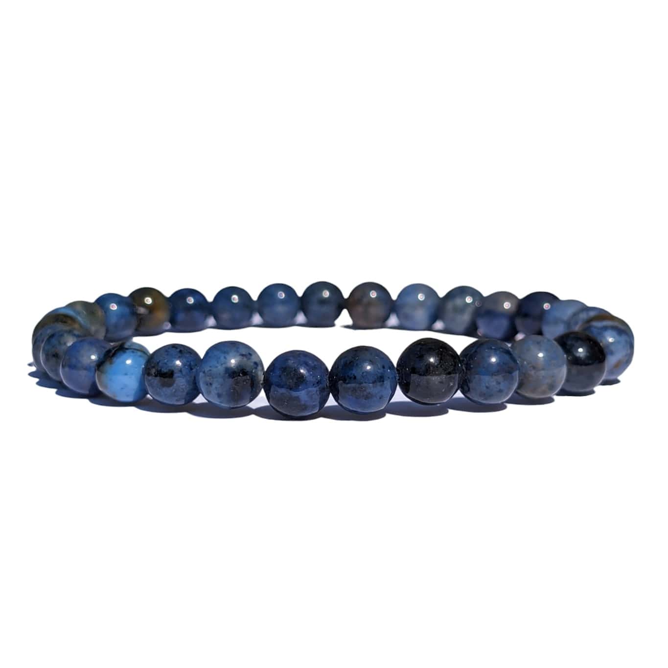 Bracelet Perles Dumortiérite – Calme et Confiance en Soi - Elithos