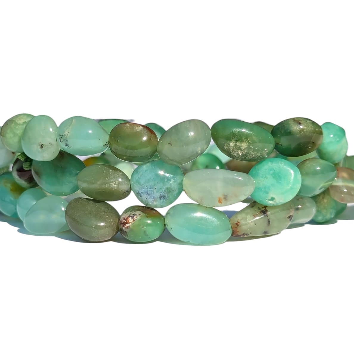 bracelet pierre chrysoprase