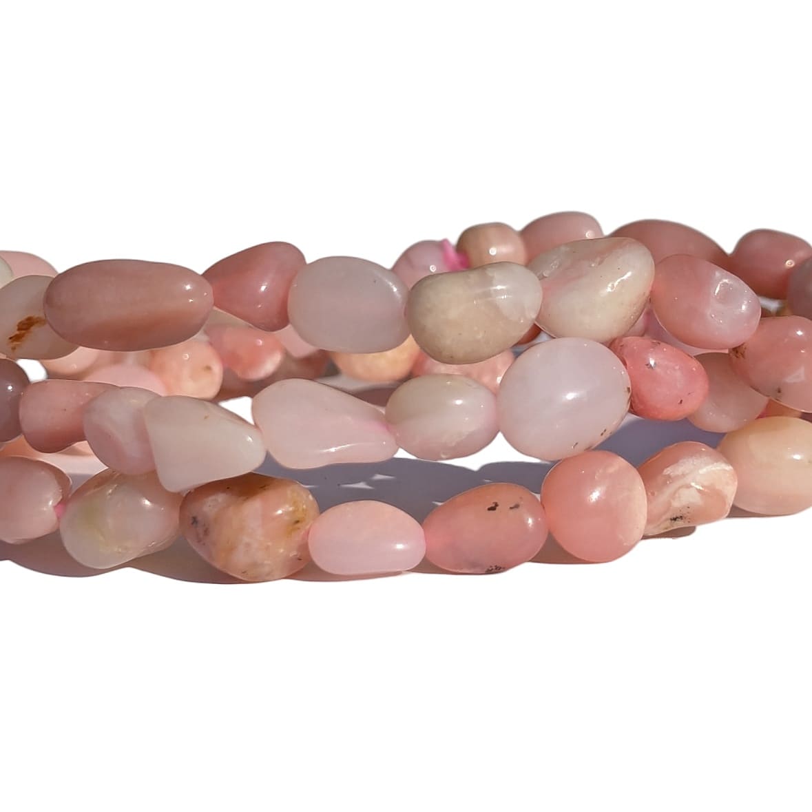 bracelet pierre opale rose