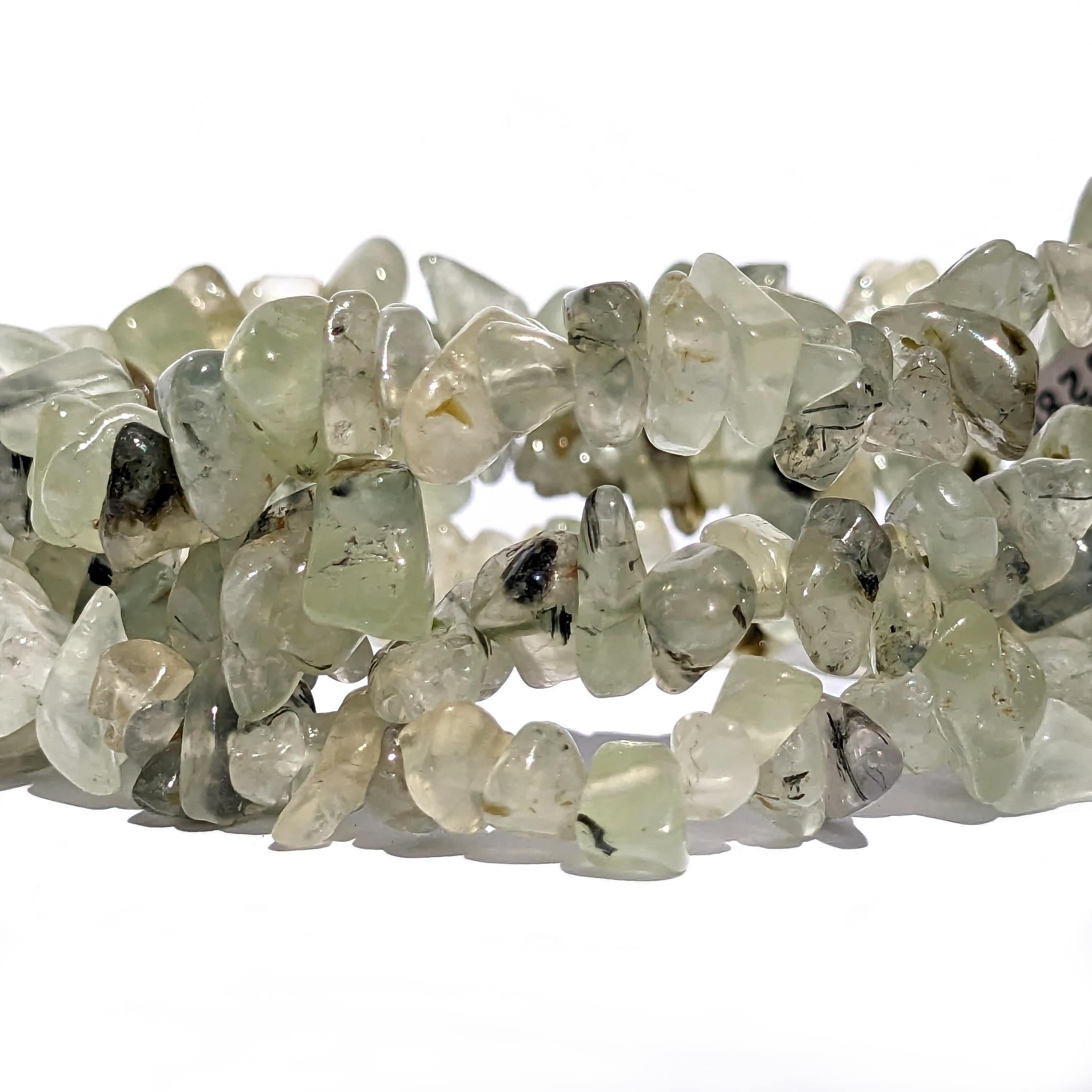 bracelet prehnite pierre baroque