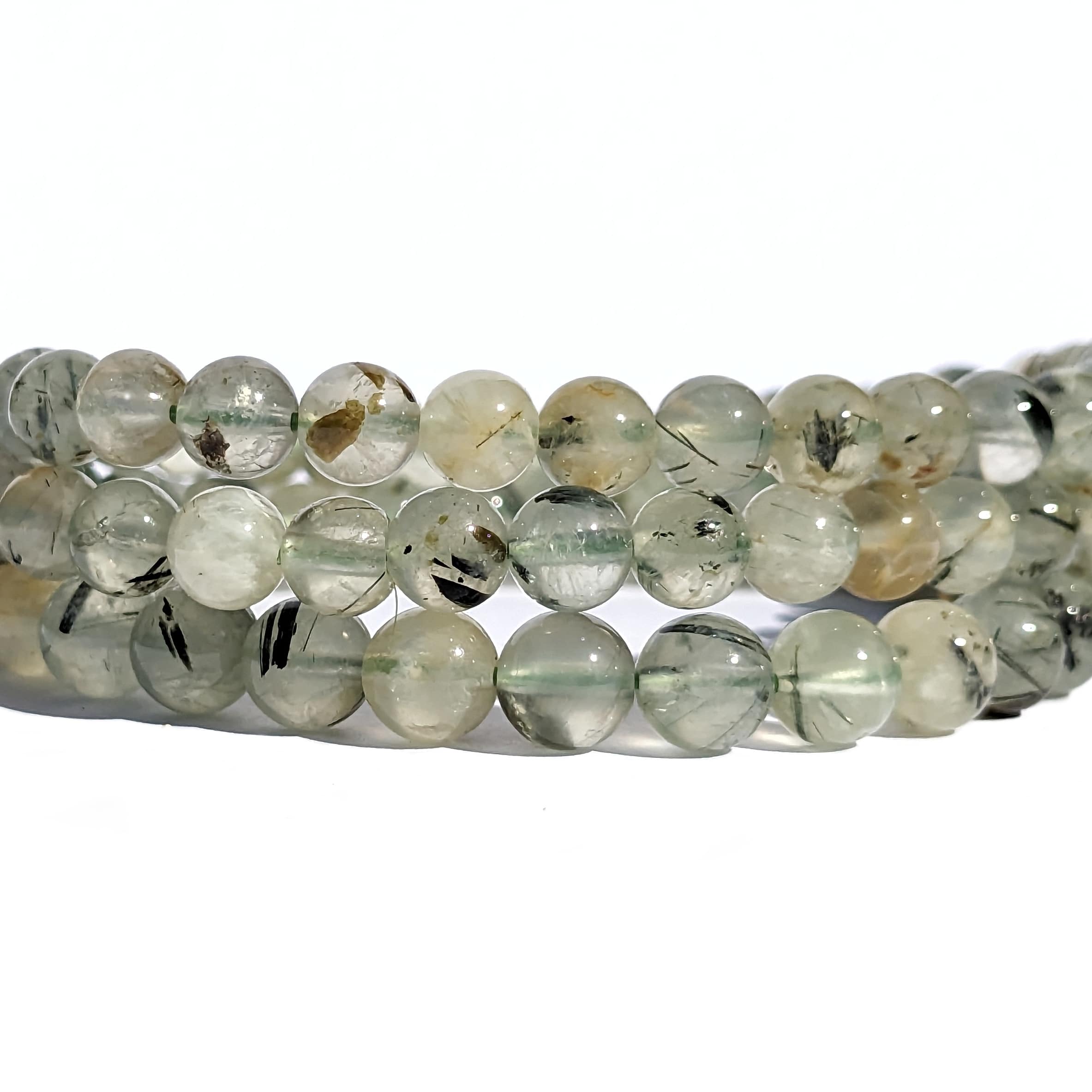 bracelet en pierre naturelle prehnite
