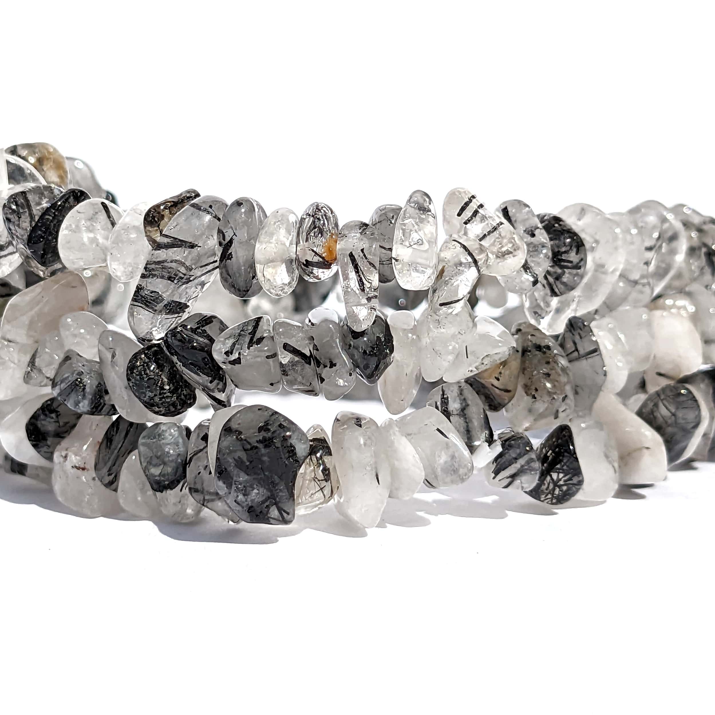 bracelet pierre quartz tourmaline