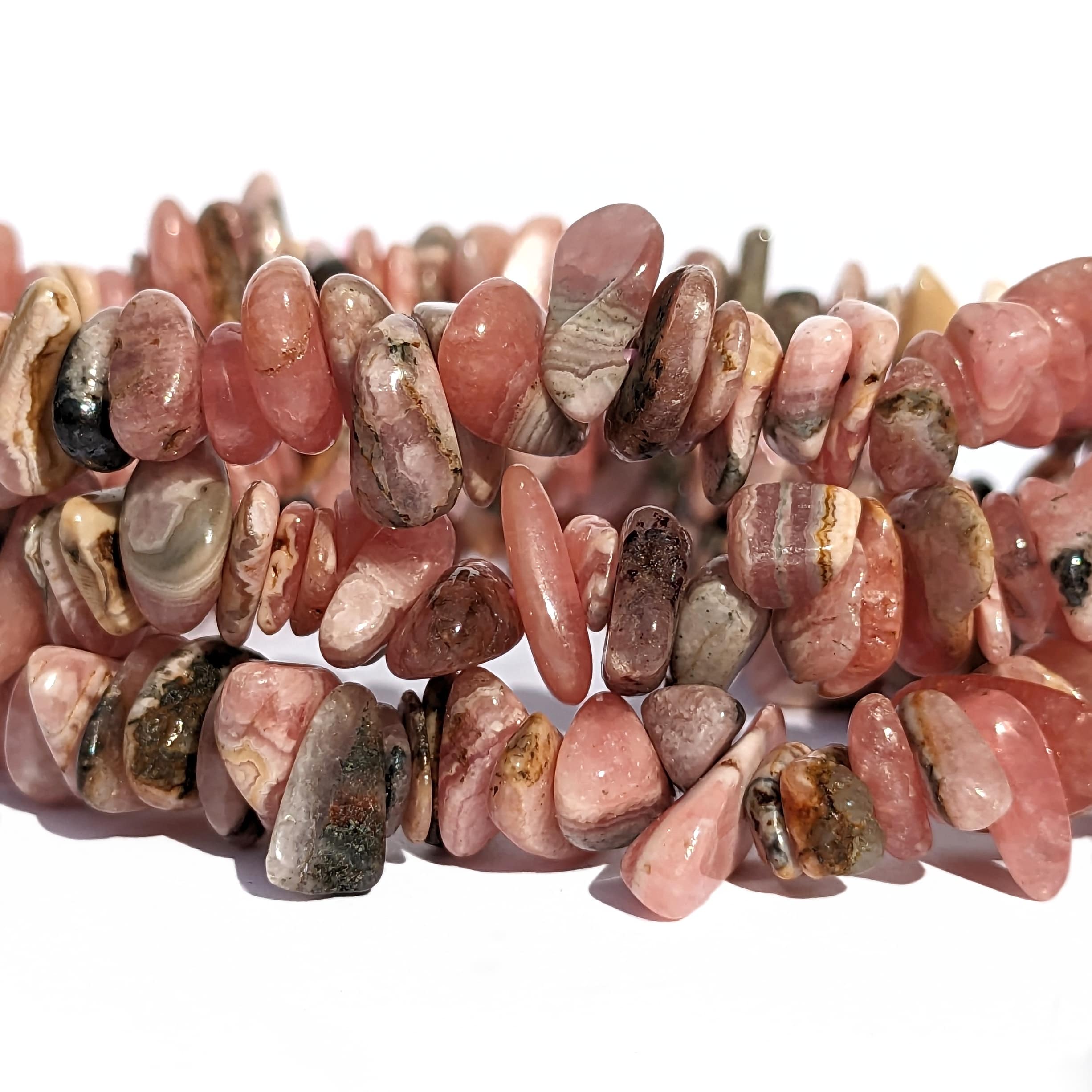 bracelet rhodochrosite pierre naturelle
