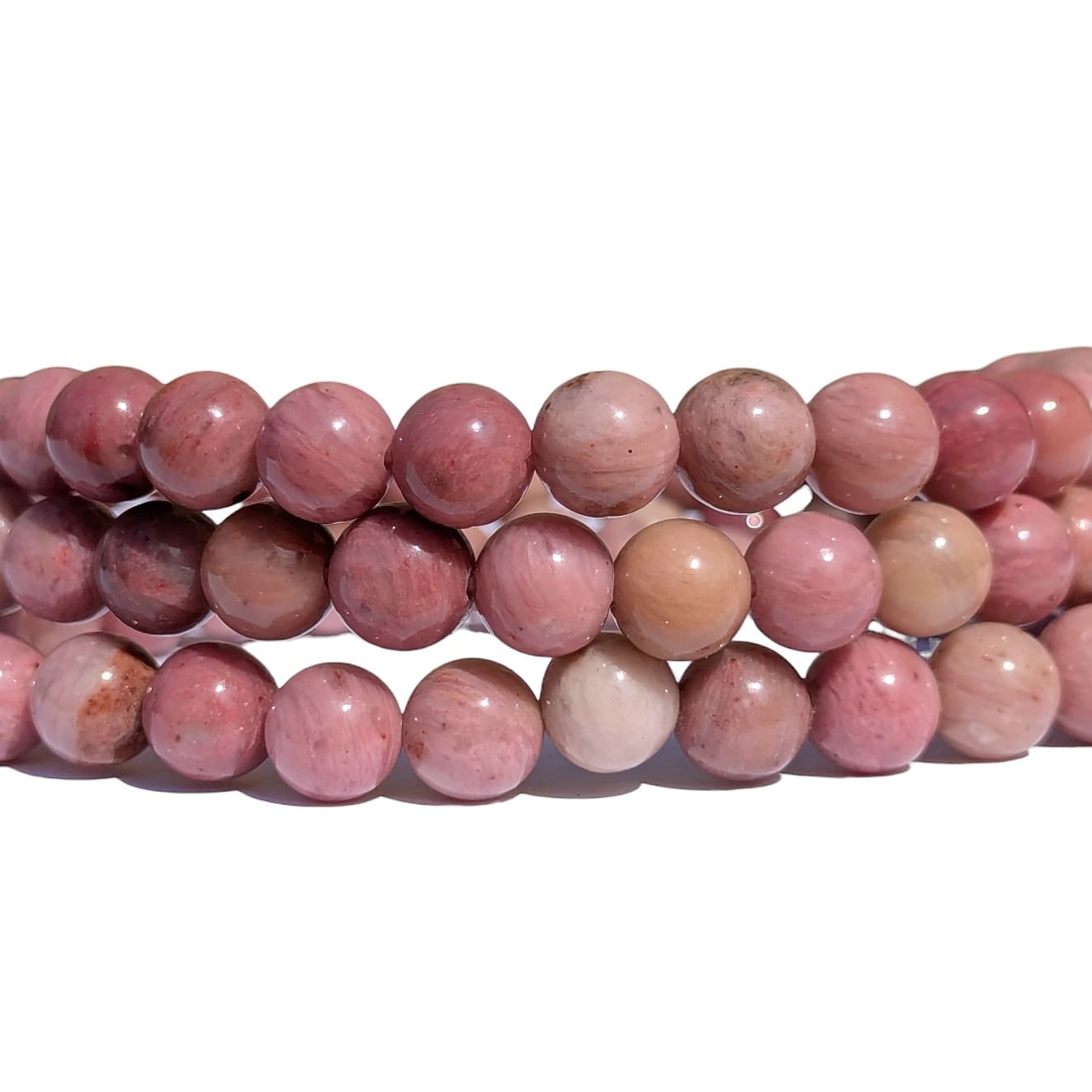 Bracelet Perles Rhodonite – Compassion et Harmonie Émotionnelle - Elithos