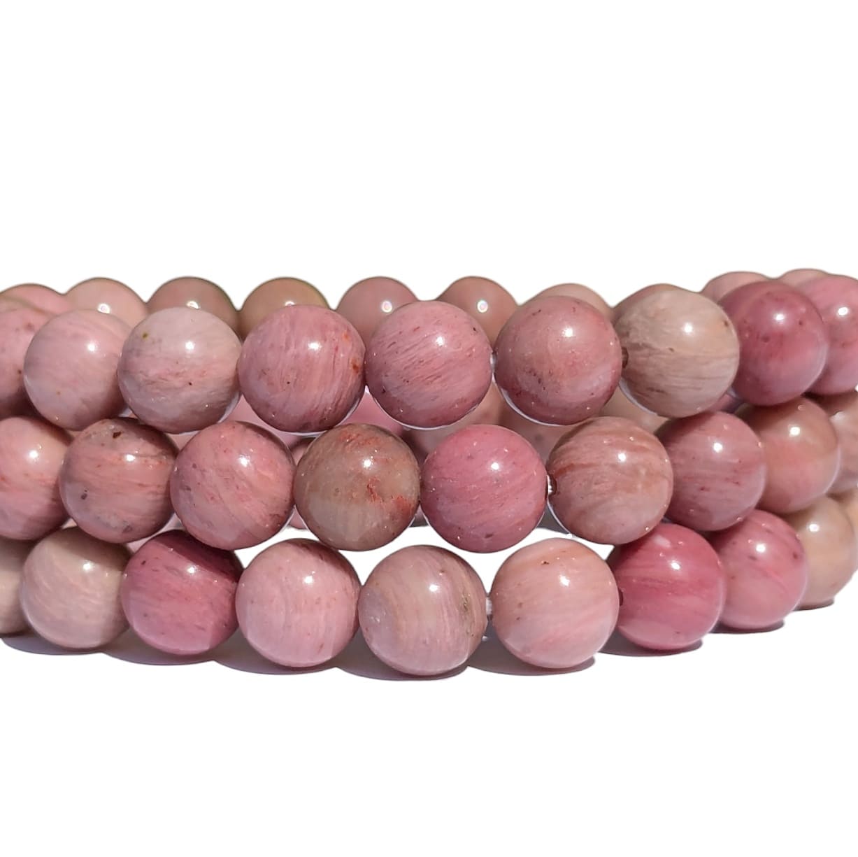 Bracelet Perles Rhodonite – Compassion et Harmonie Émotionnelle - Elithos