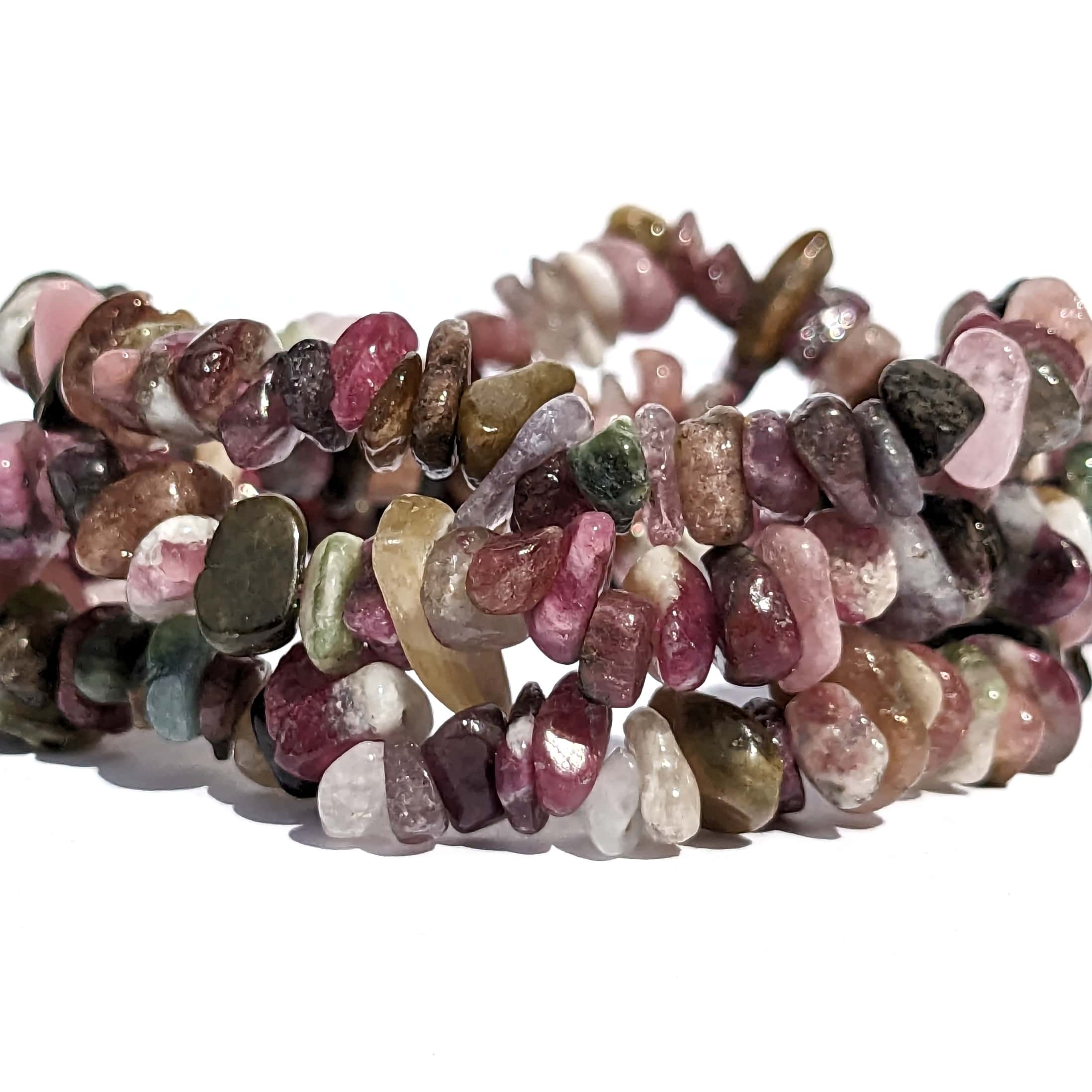 bracelet tourmaline multicolor baroque