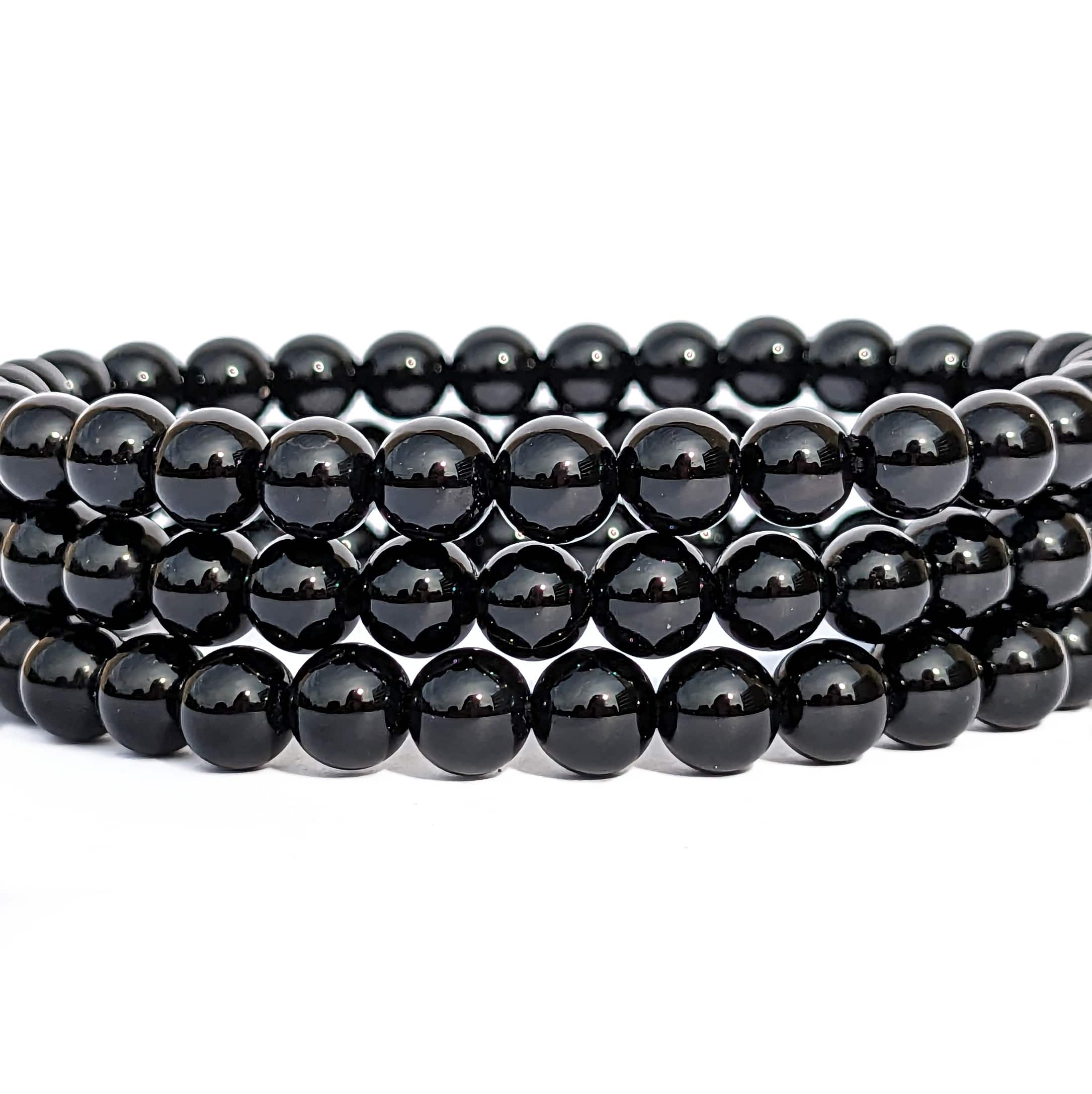 bracelet pierre tourmaline noire