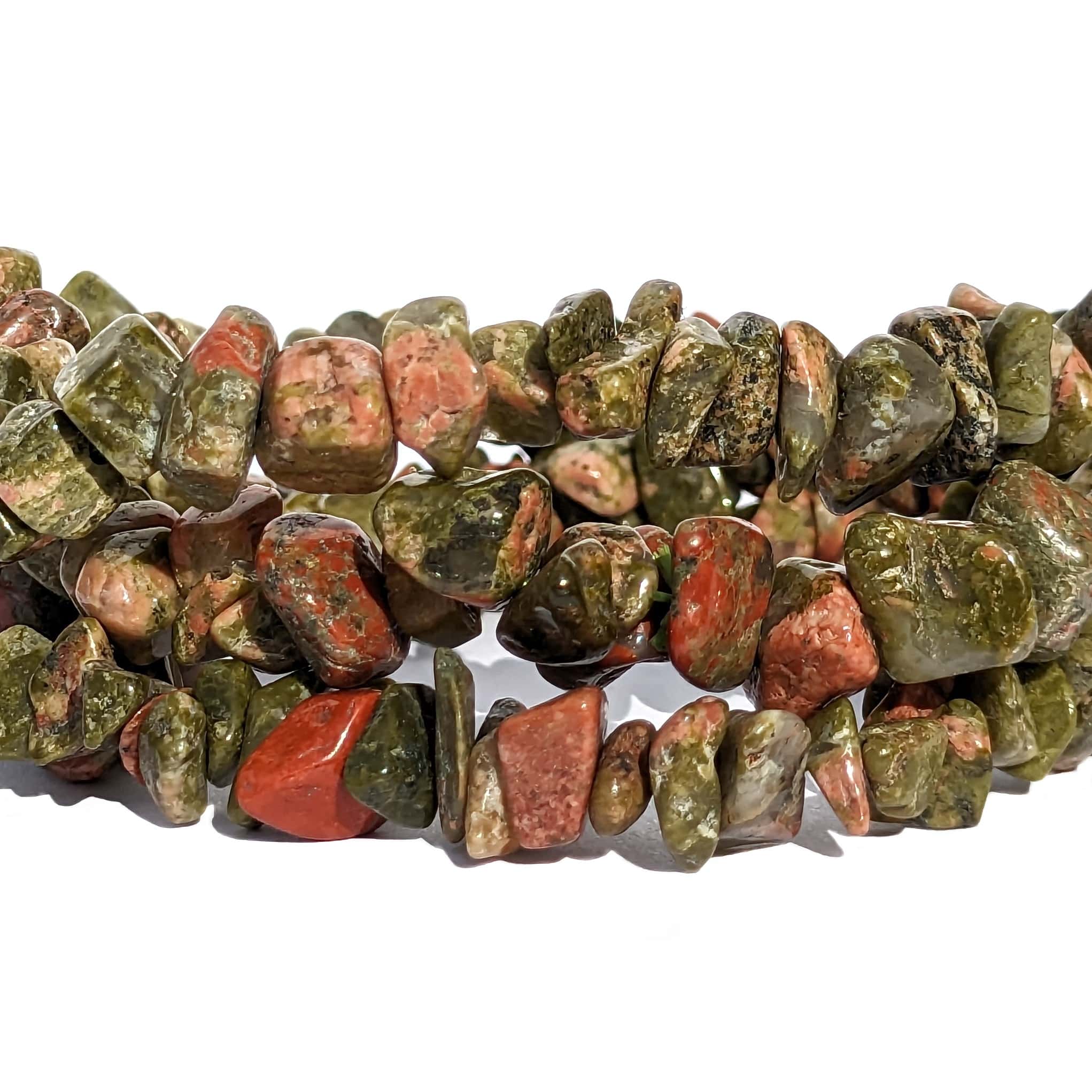 bracelet pierre naturelle unakite