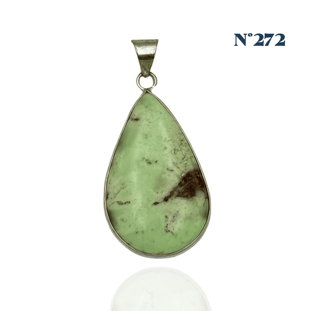 Pendentif Chrysoprase Citron – Renouveau et Confiance en Soi