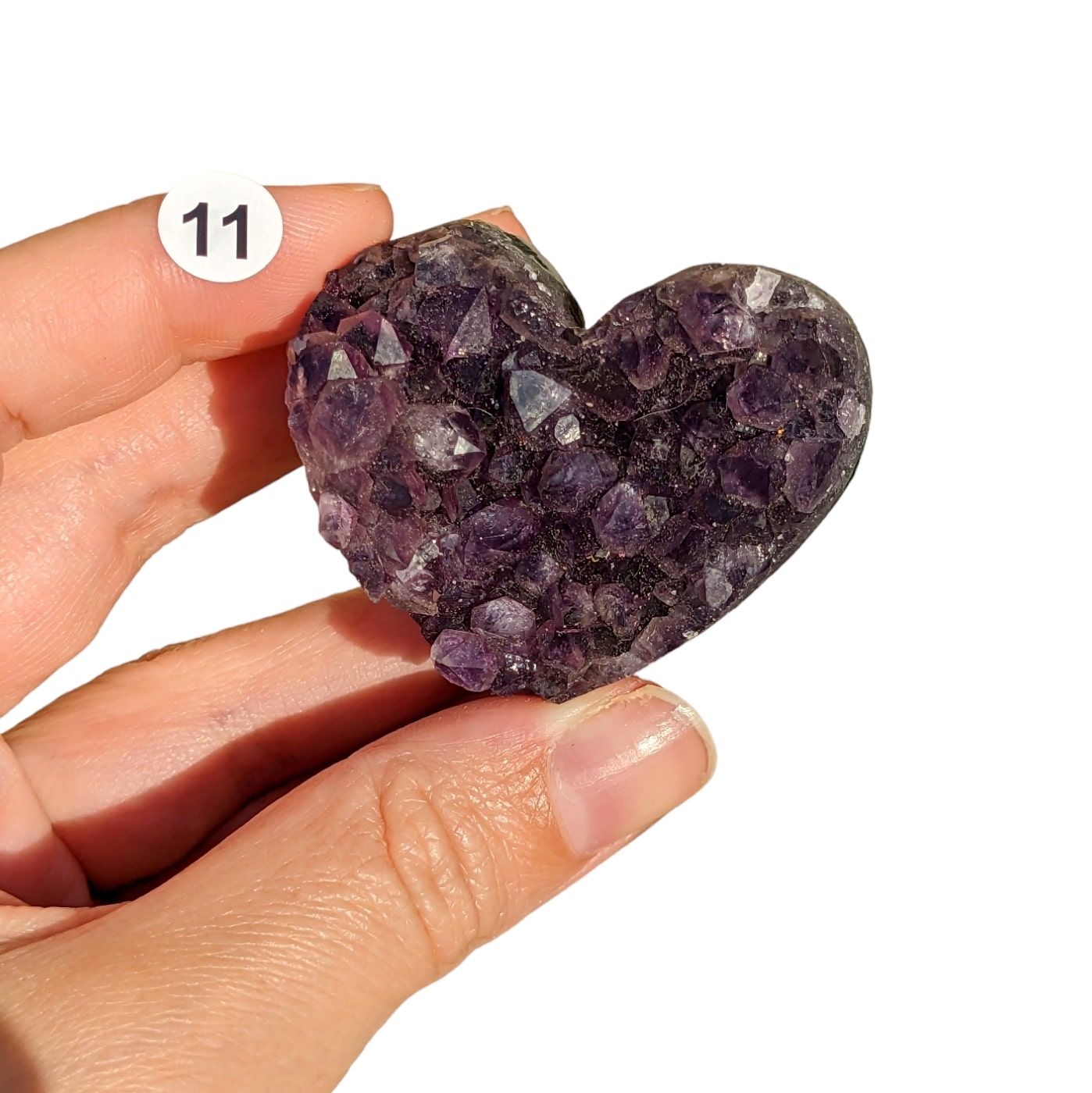Druse d’Améthyste Cœur – Sérénité et Harmonie