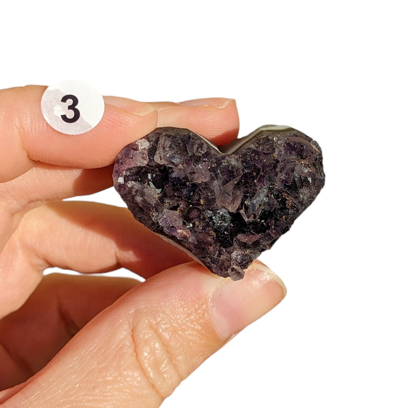 Druse d’Améthyste Cœur – Sérénité et Harmonie