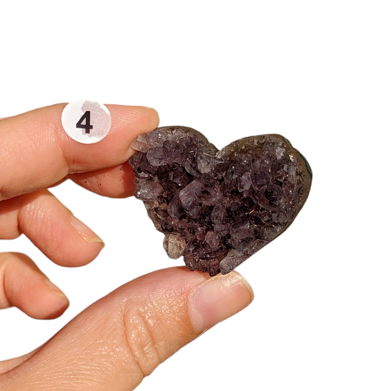 Druse d’Améthyste Cœur – Sérénité et Harmonie