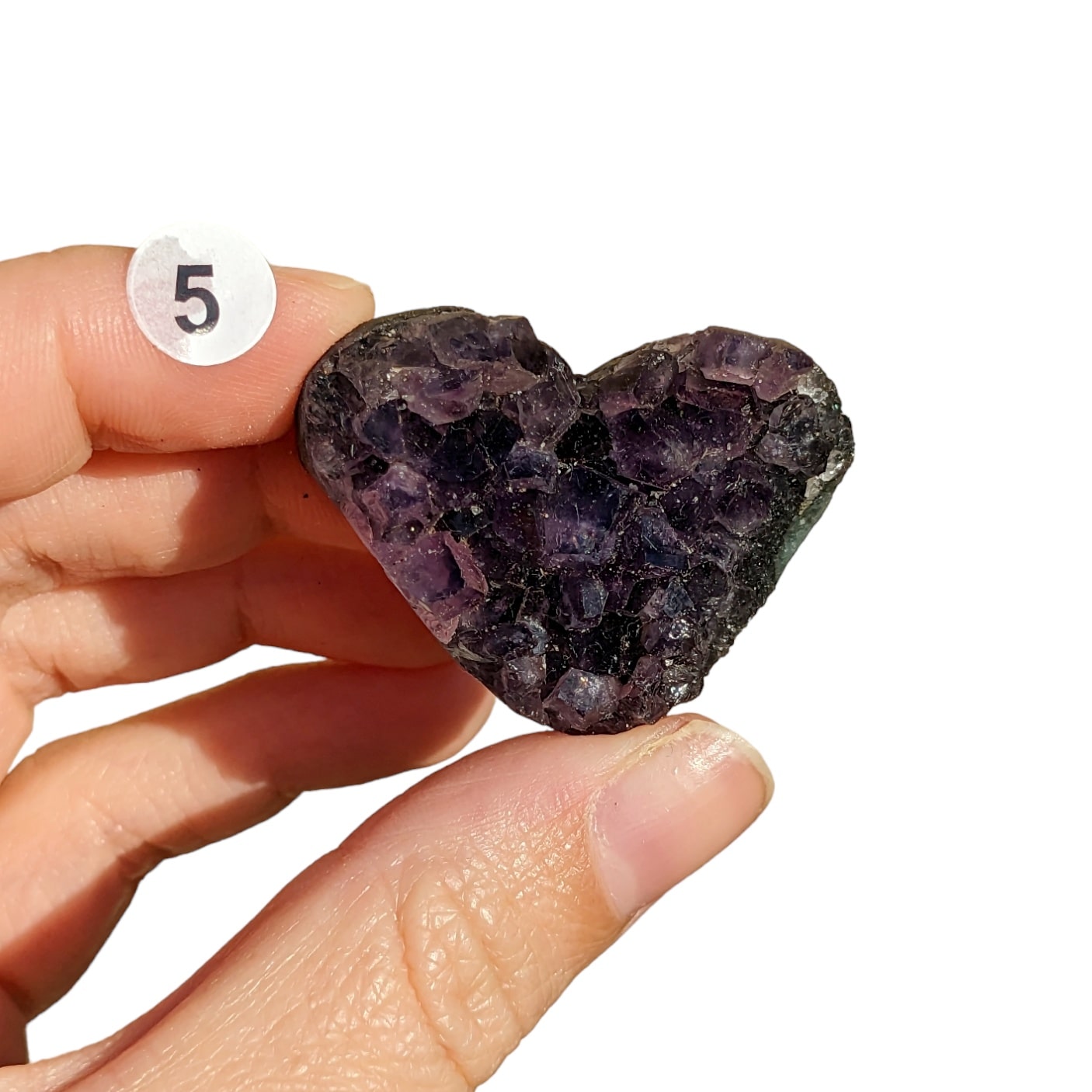 Druse d’Améthyste Cœur – Sérénité et Harmonie