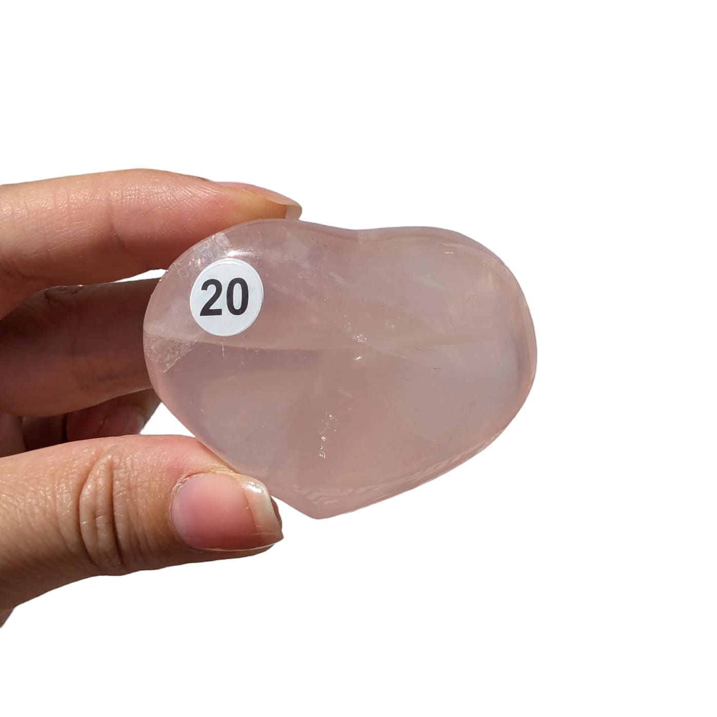 Cœur Quartz Rose – Amour et Douceur