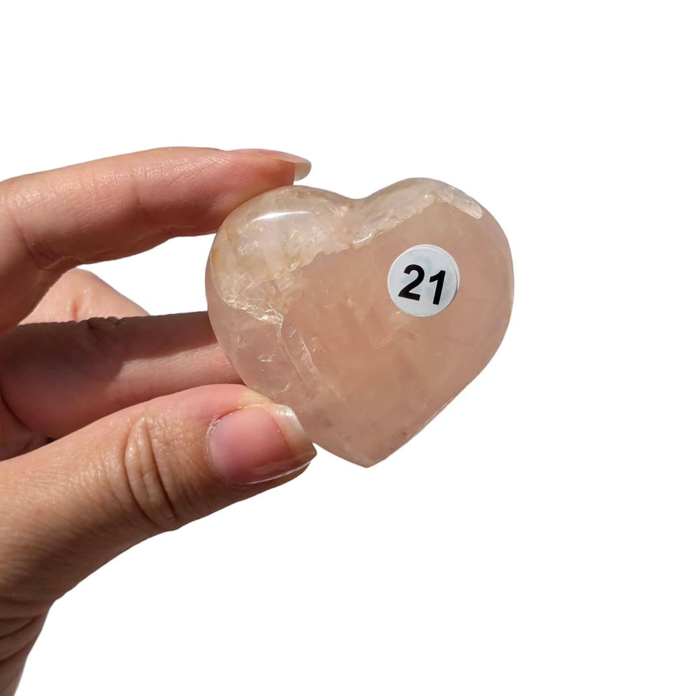 Cœur Quartz Rose – Amour et Douceur
